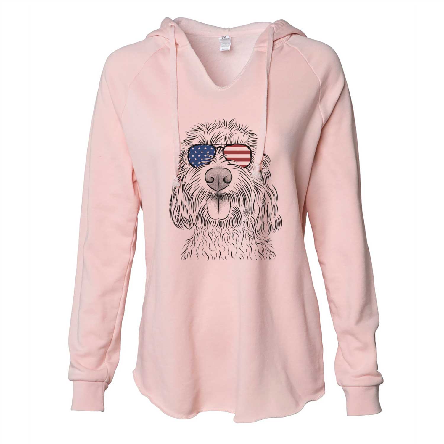 USA Clover the Cockapoo - Cali Wave Hooded Sweatshirt