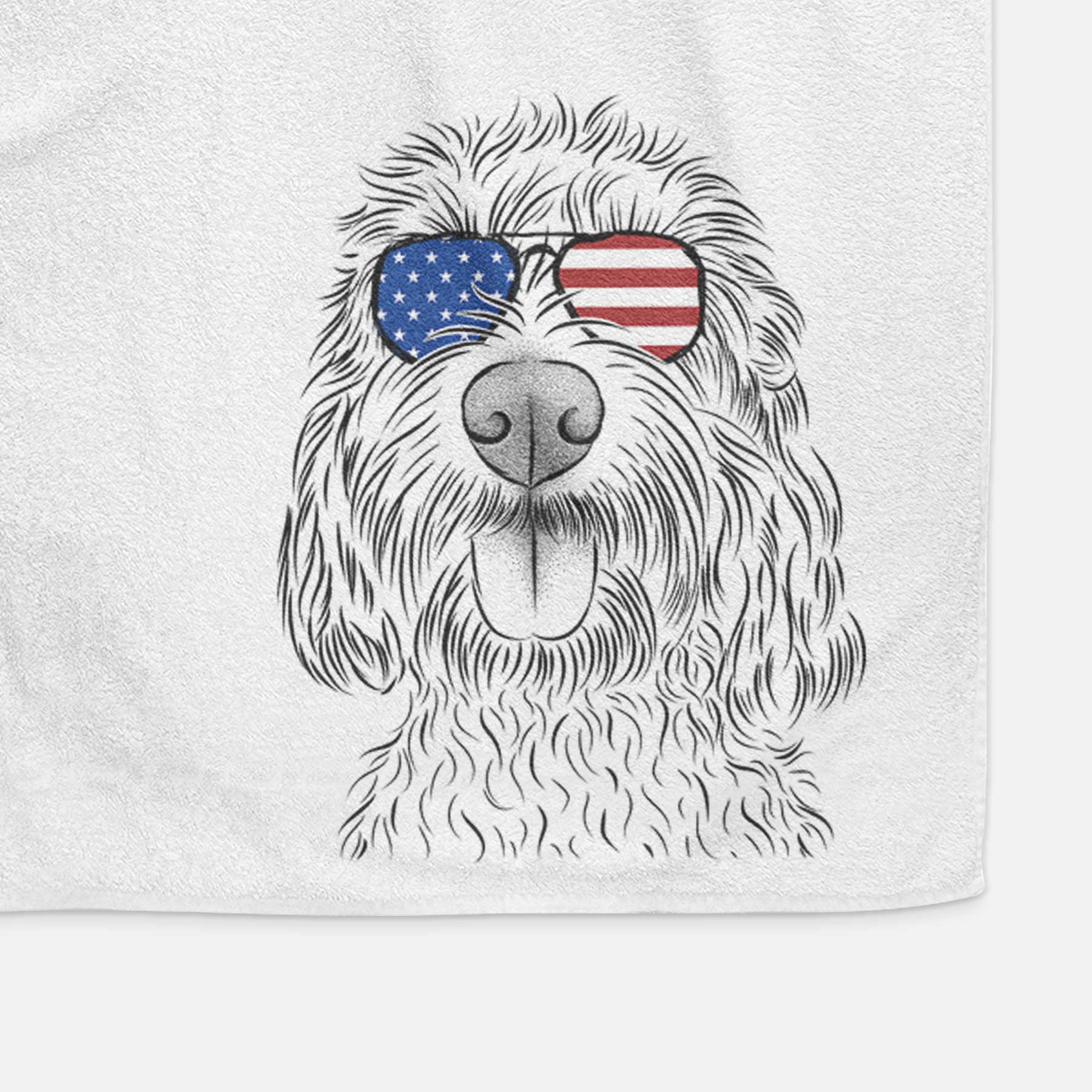 Clover the Cockapoo Decorative Hand Towel