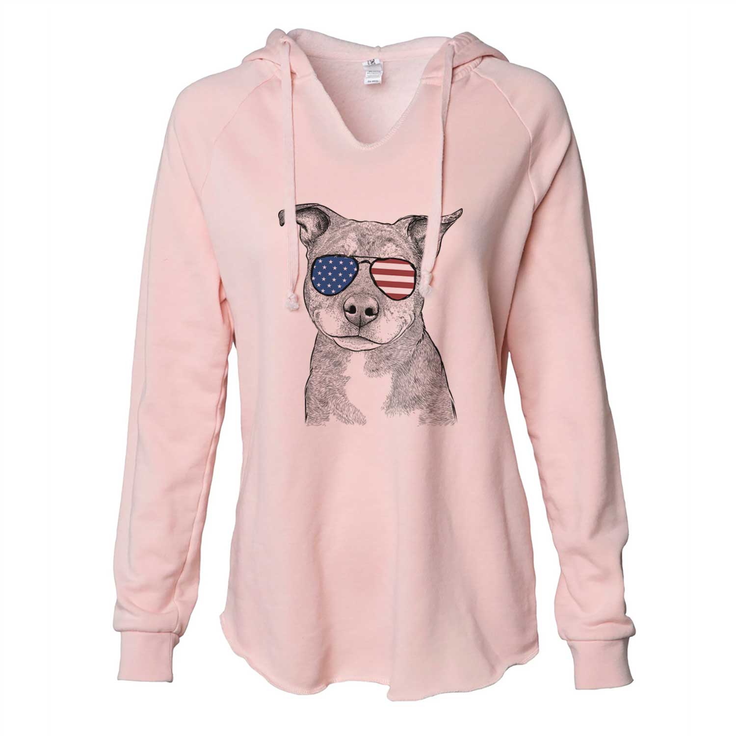 USA Cody the Catahoula Mix - Cali Wave Hooded Sweatshirt