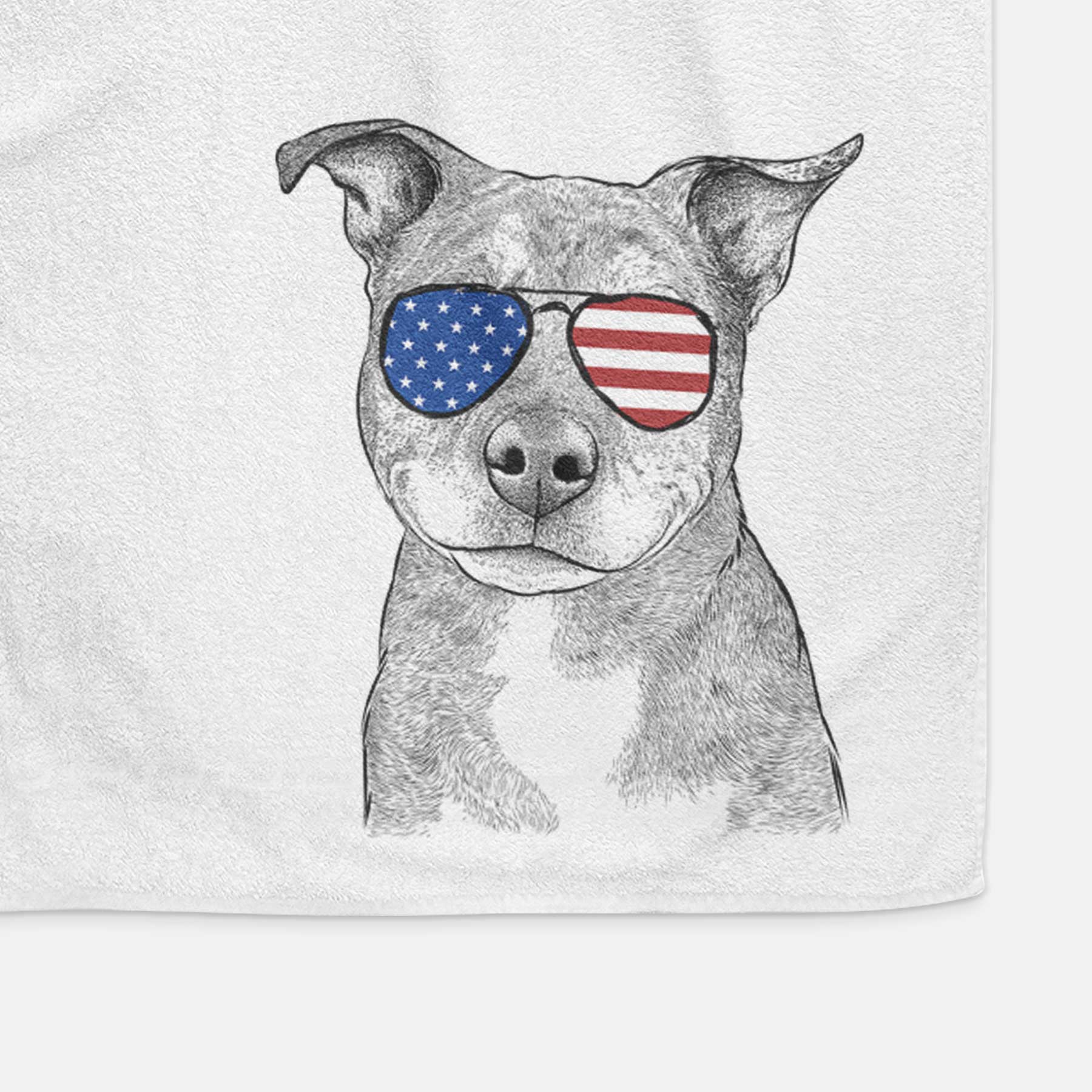 Cody the Catahoula Mix Decorative Hand Towel