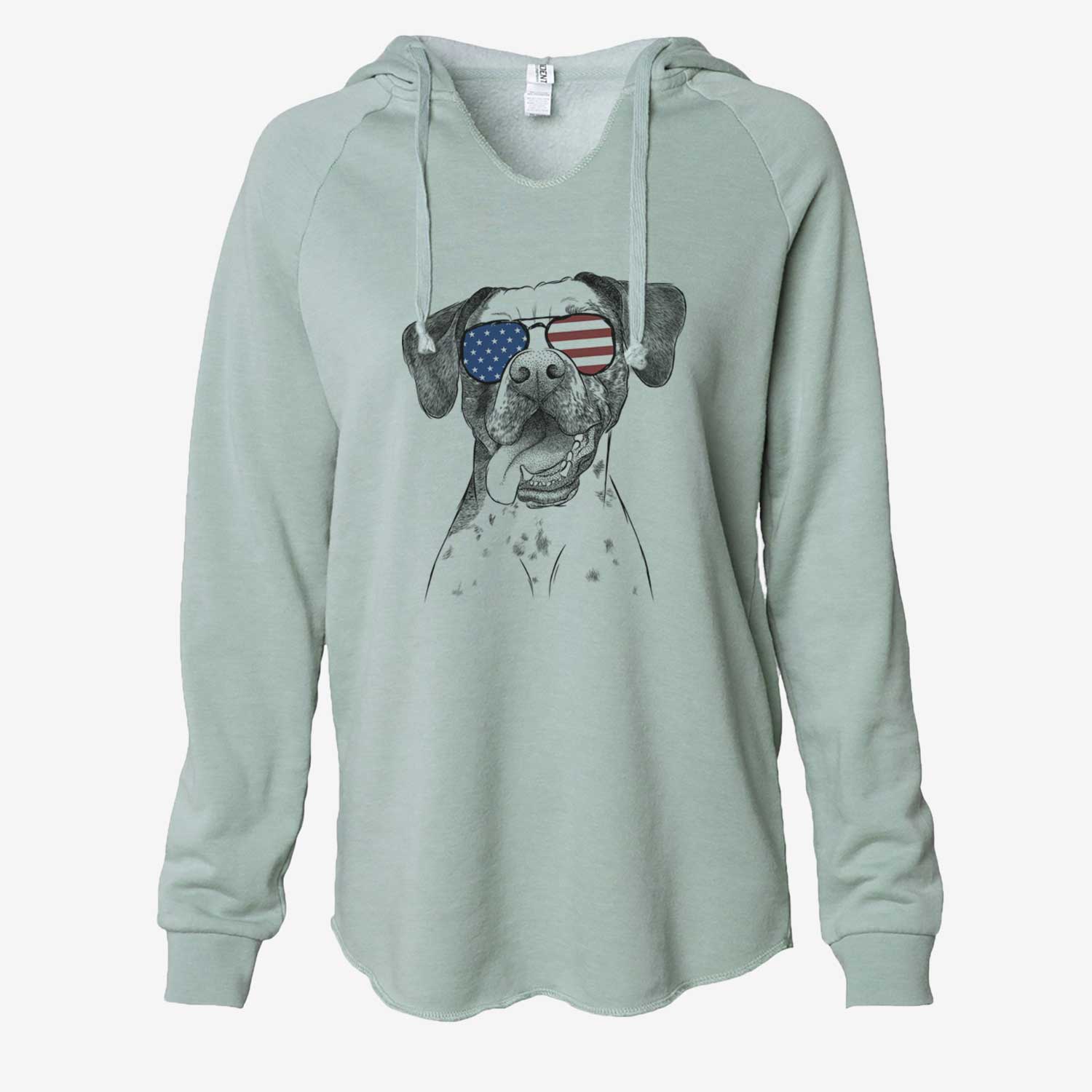 USA Cola the Catahoula - Cali Wave Hooded Sweatshirt