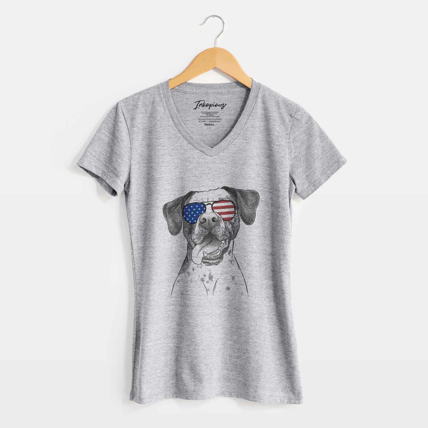 USA Cola the Catahoula - Women's Perfect V-neck Shirt