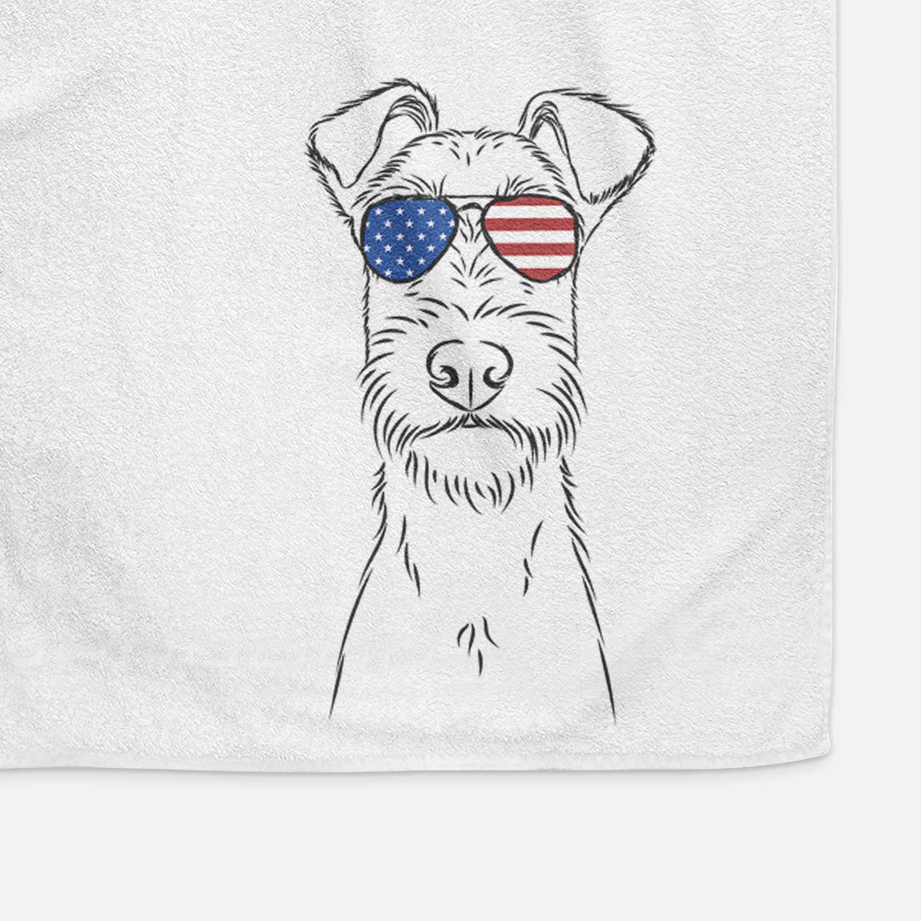 Connor the Irish Terrier Decorative Hand Towel