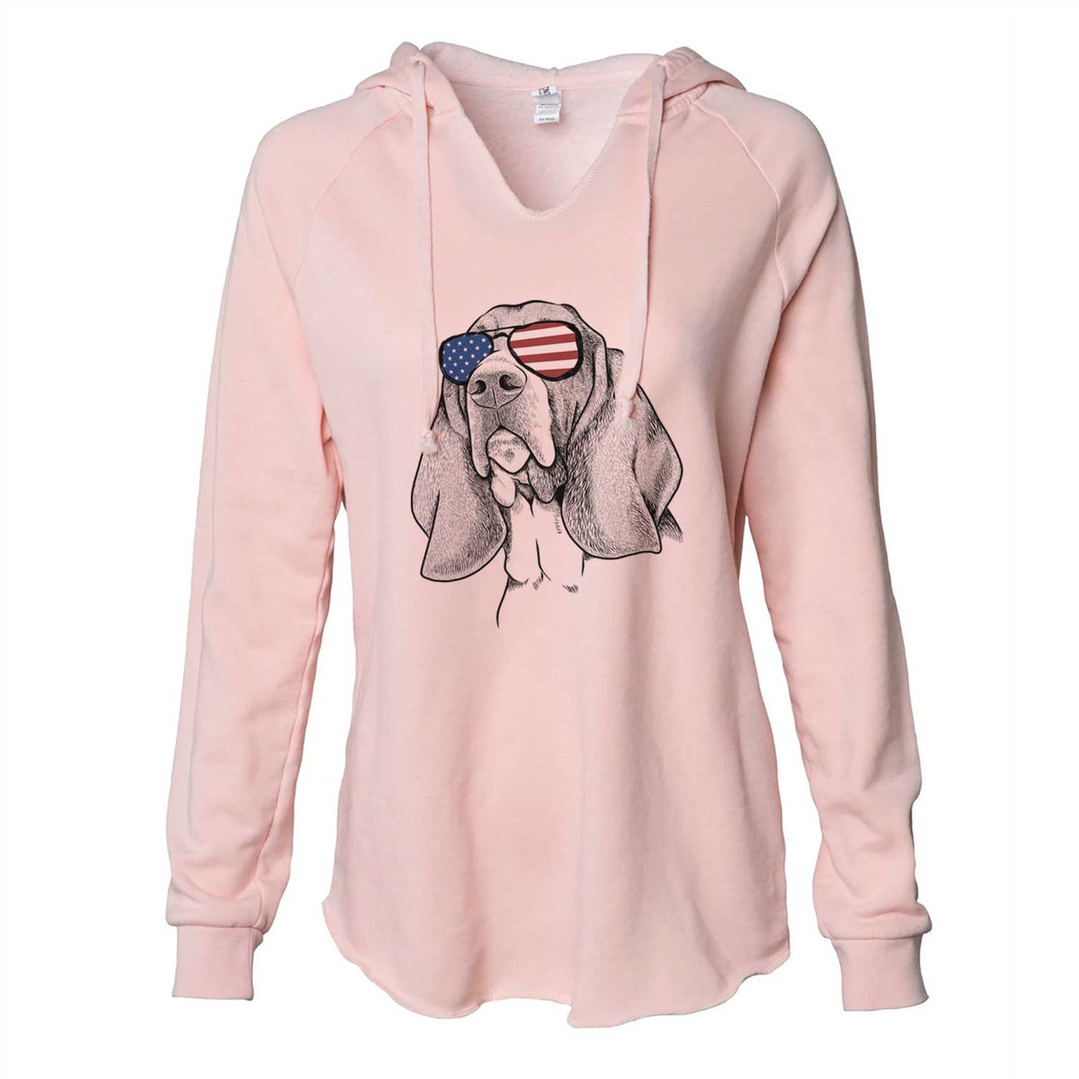 USA Cooper the Basset Hound - Cali Wave Hooded Sweatshirt