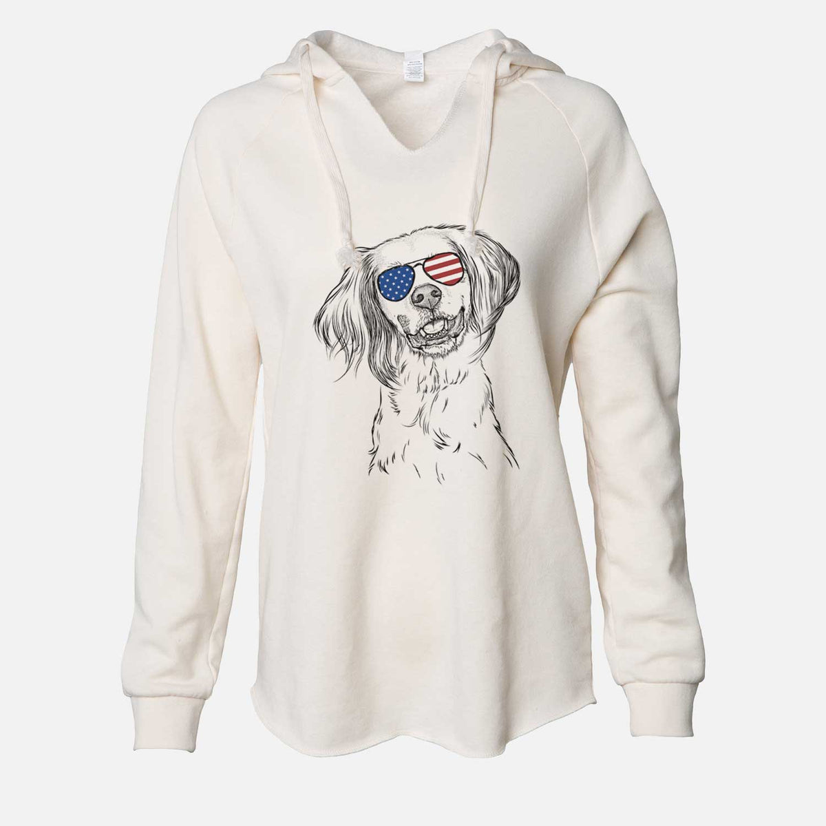 USA Cooper the English Setter - Cali Wave Hooded Sweatshirt