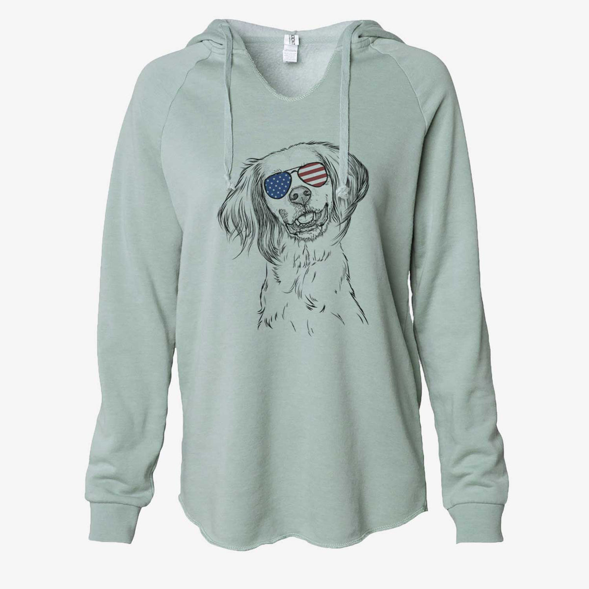 USA Cooper the English Setter - Cali Wave Hooded Sweatshirt