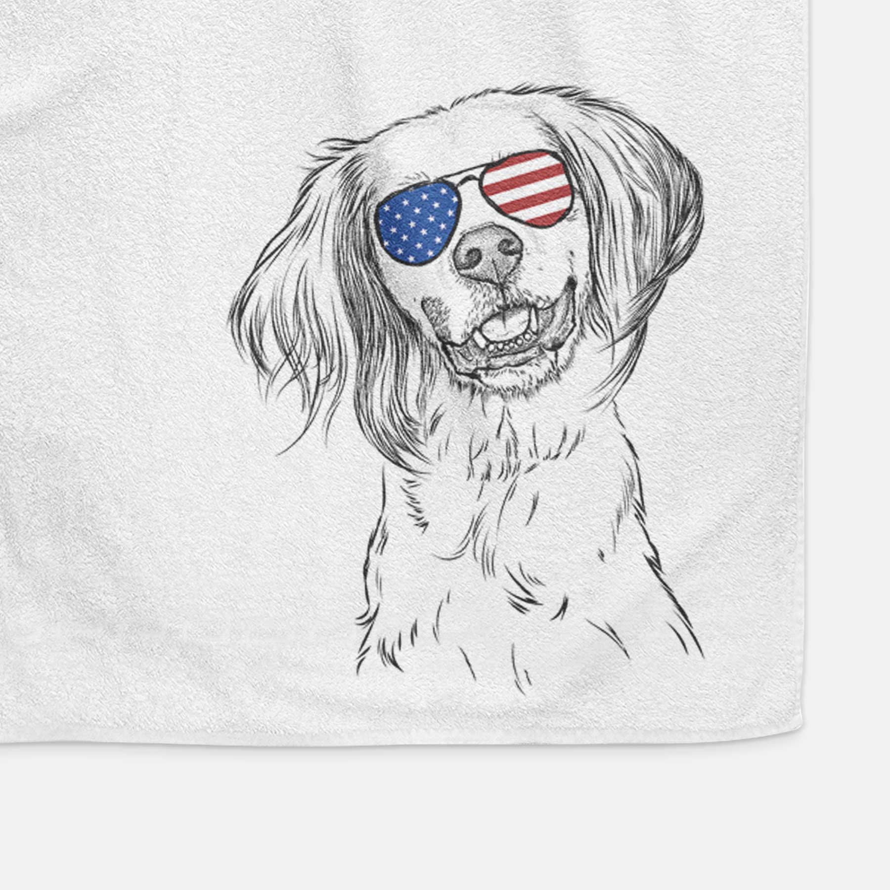 Cooper the English Setter Decorative Hand Towel