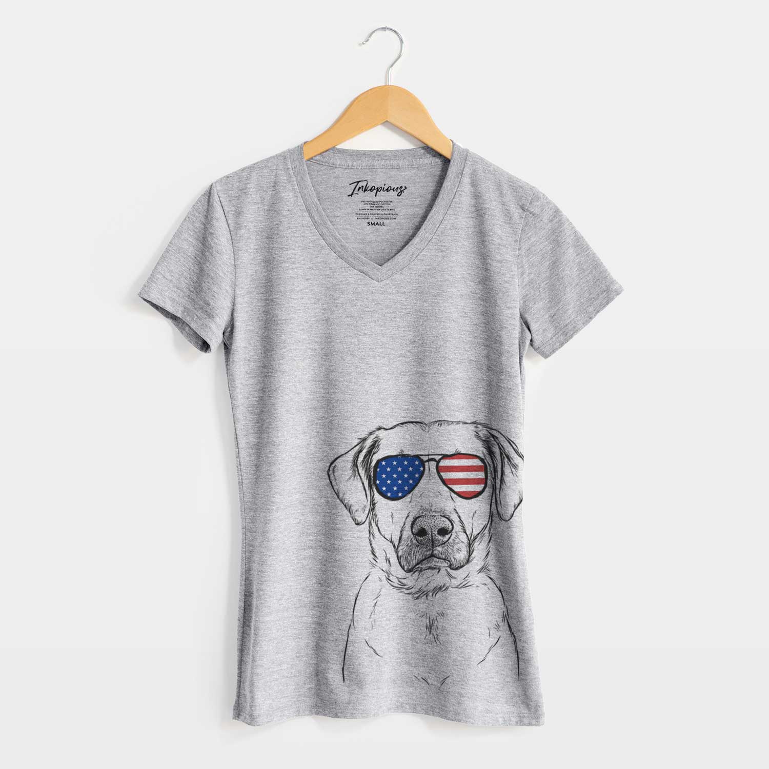 USA Cooper Griffin the Mixed Breed - Women's Perfect V-neck Shirt