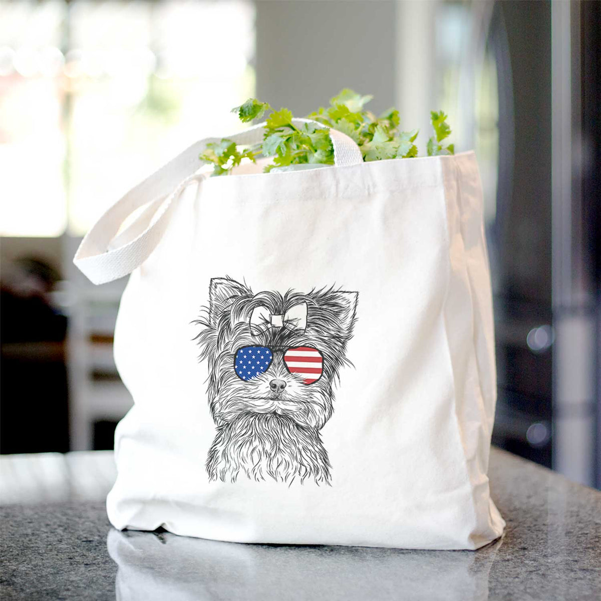 Cricket the Biewer Terrier - Tote Bag