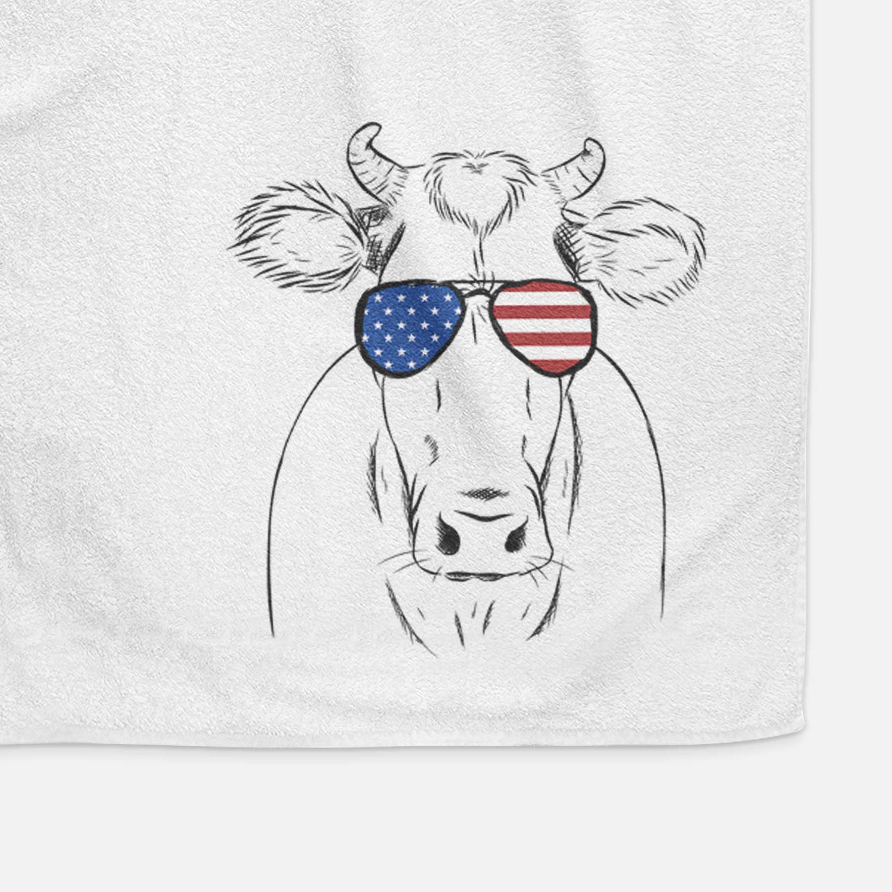 Cruz the Cow Decorative Hand Towel