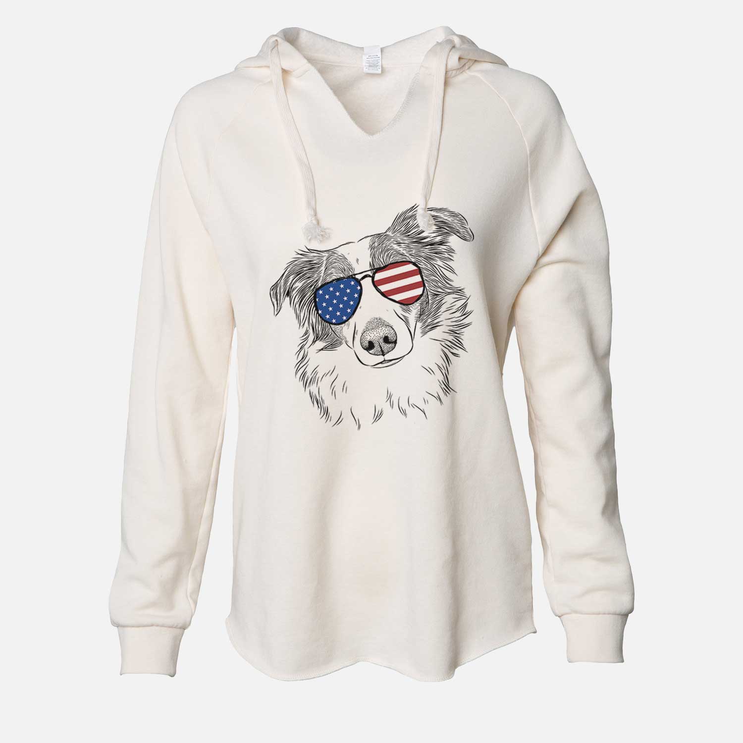 USA Cyclone the Australian Shepherd - Cali Wave Hooded Sweatshirt