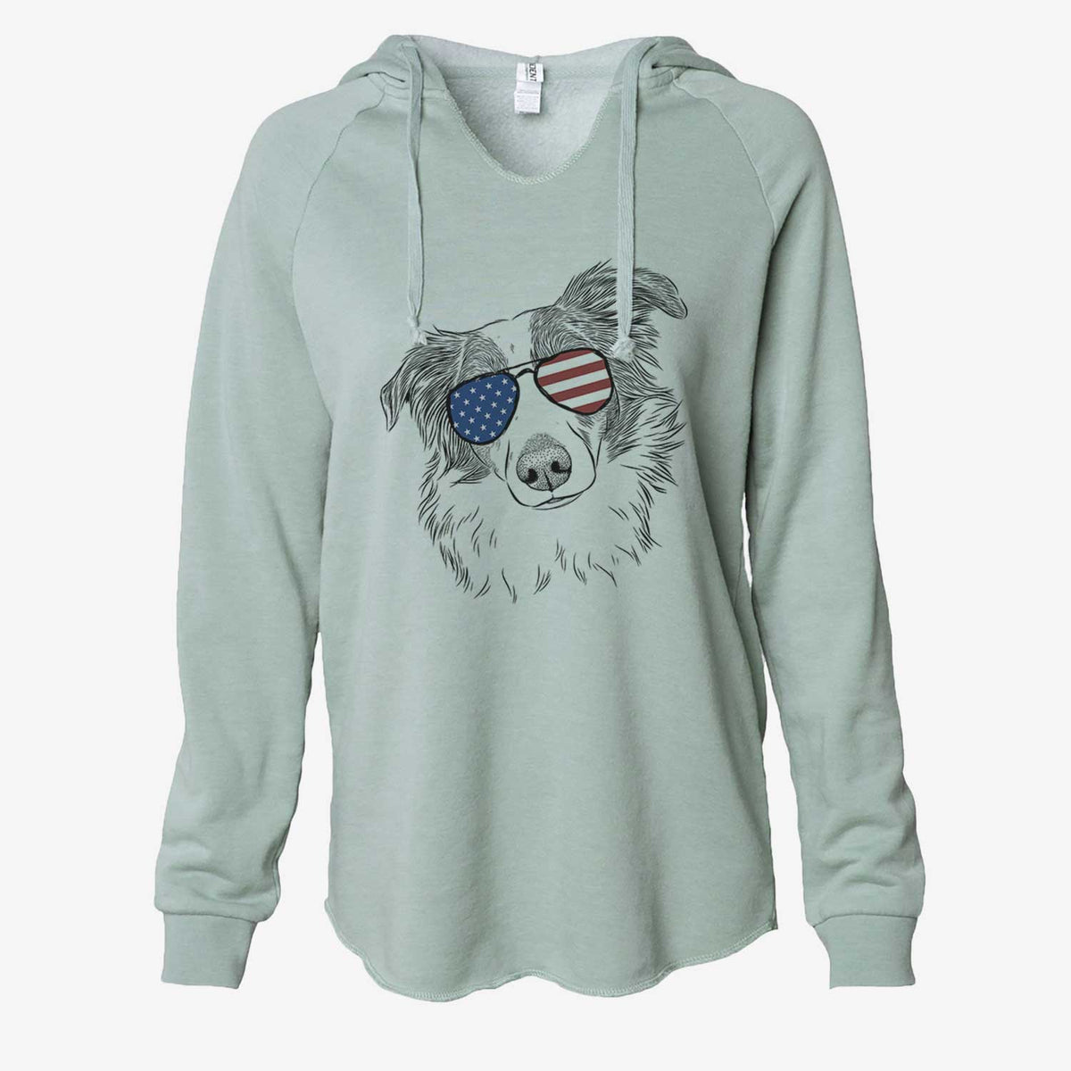 USA Cyclone the Australian Shepherd - Cali Wave Hooded Sweatshirt