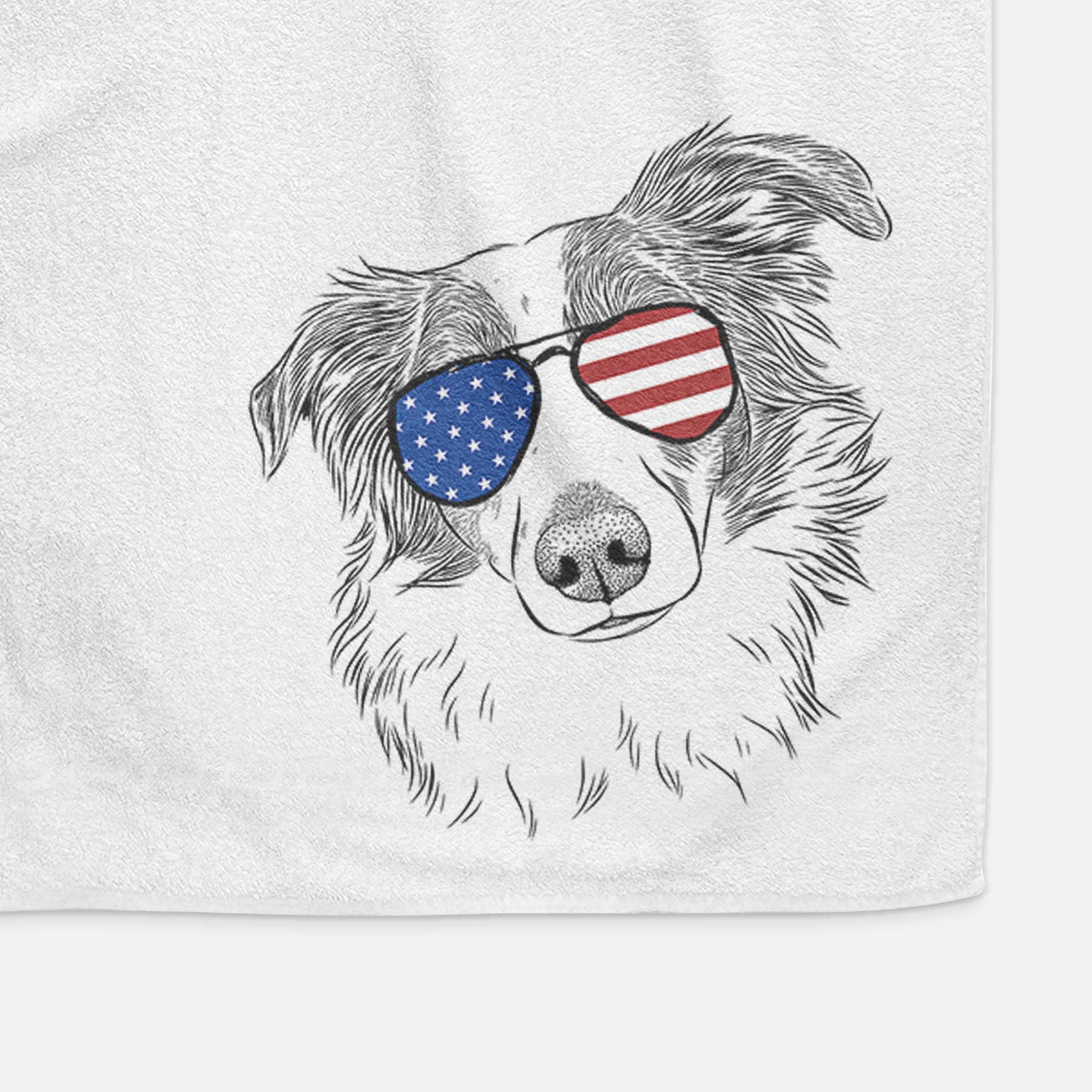 Cyclone the Australian Shepherd Decorative Hand Towel