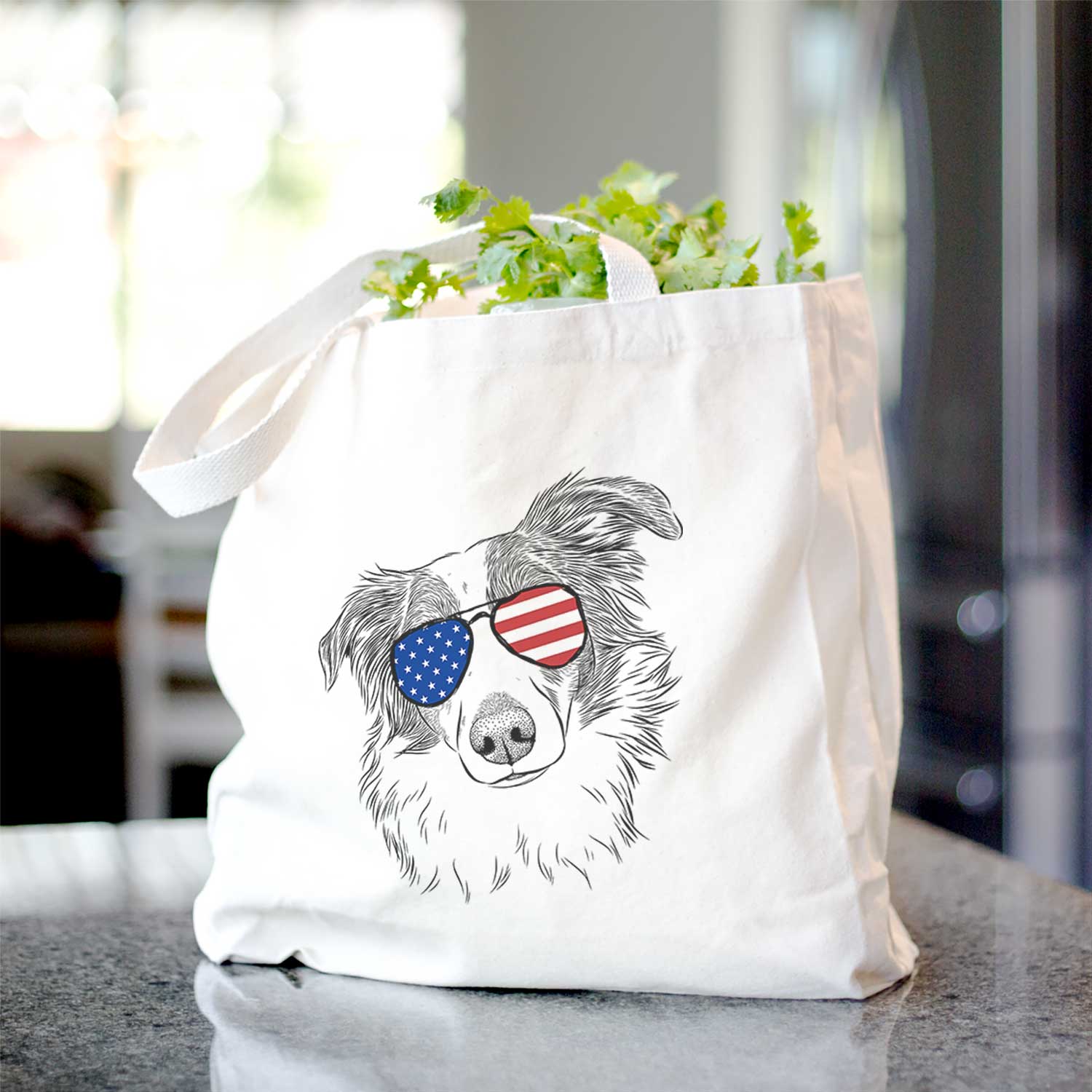 Cyclone the Australian Shepherd - Tote Bag