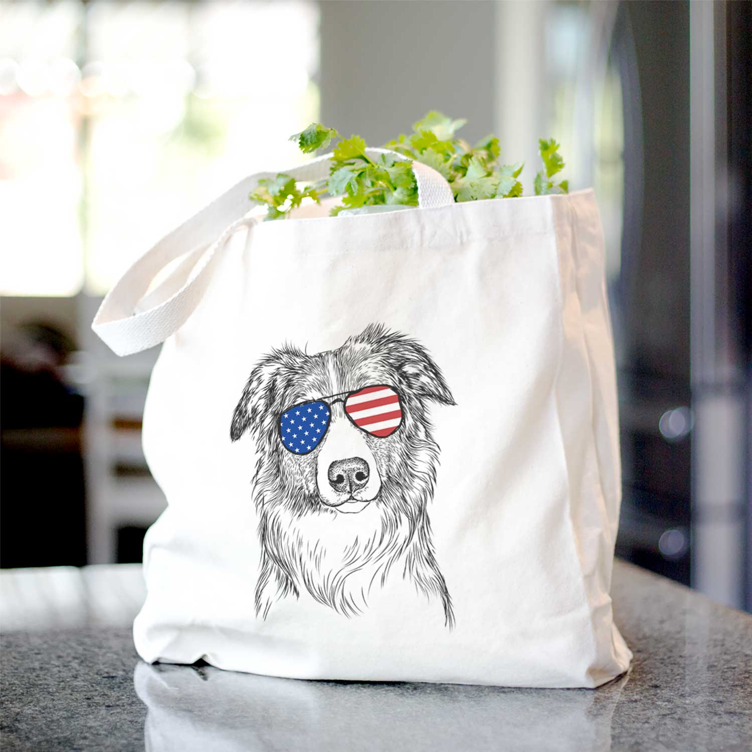 Cynder the English Shepherd - Tote Bag