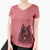 USA Daan the Belgian Shepherd - Women's Perfect V-neck Shirt