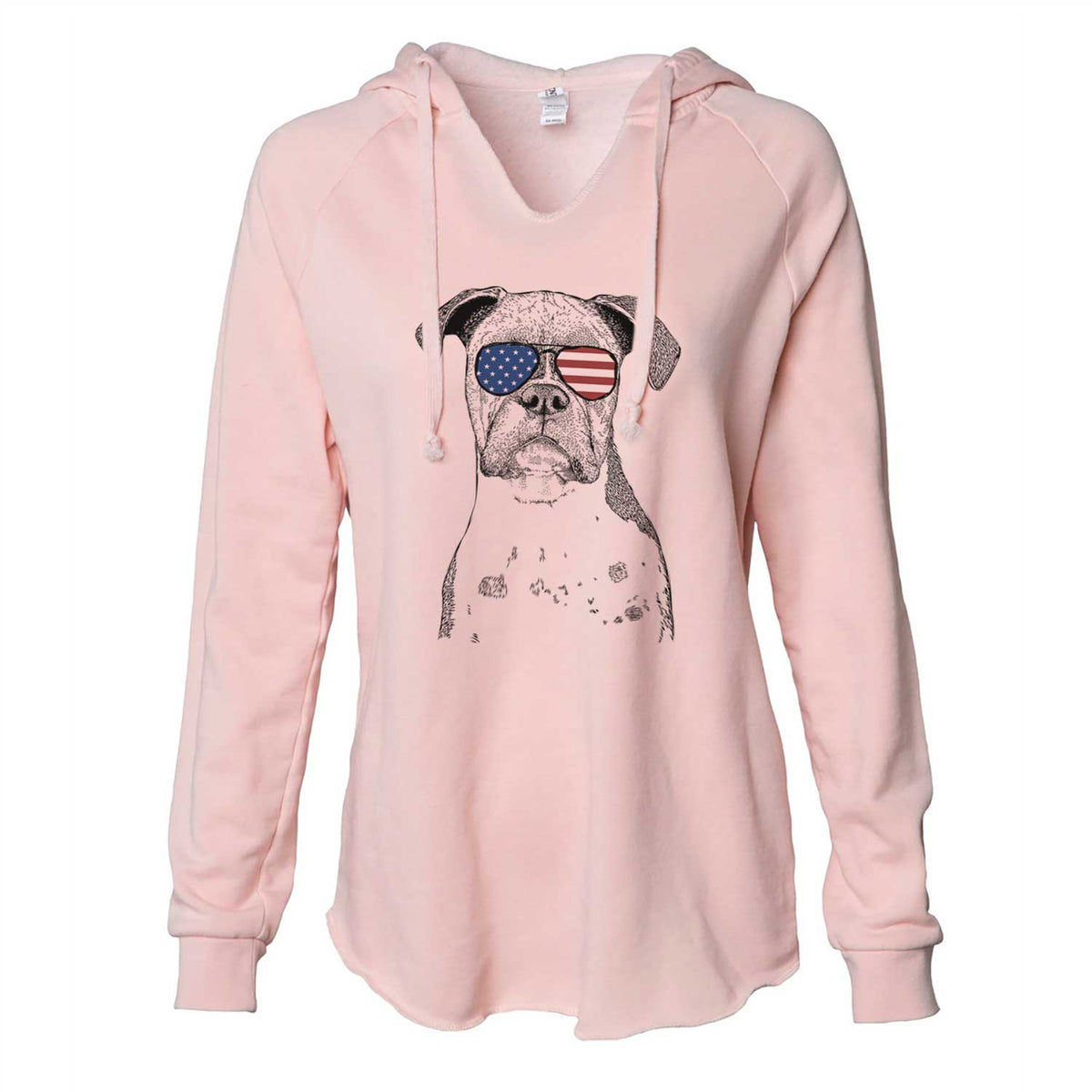 USA Daisy the Boxer - Cali Wave Hooded Sweatshirt