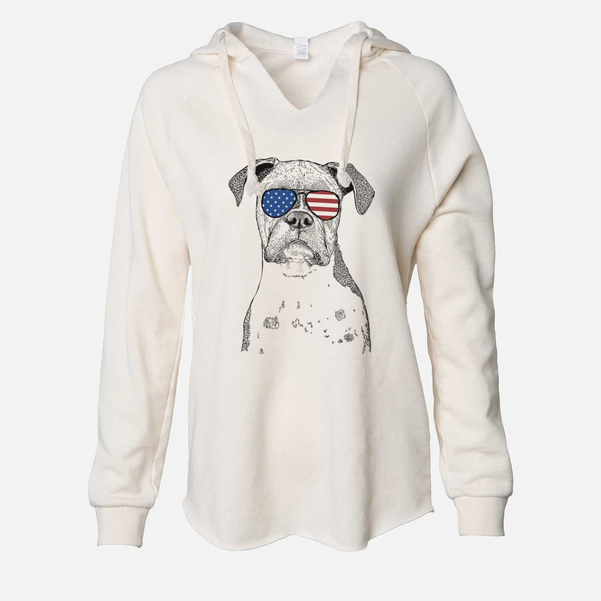 USA Daisy the Boxer - Cali Wave Hooded Sweatshirt