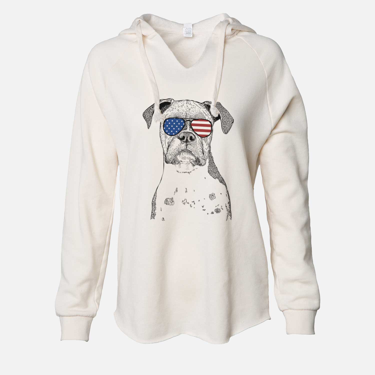 USA Daisy the Boxer - Cali Wave Hooded Sweatshirt