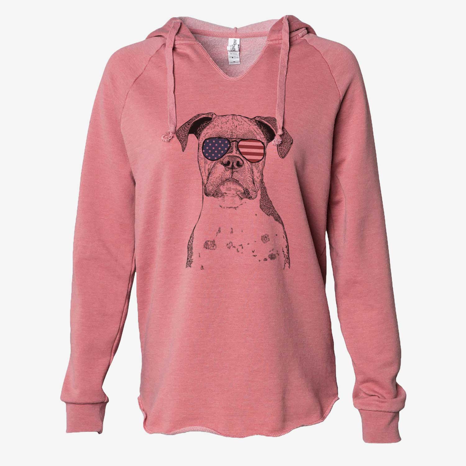 USA Daisy the Boxer - Cali Wave Hooded Sweatshirt