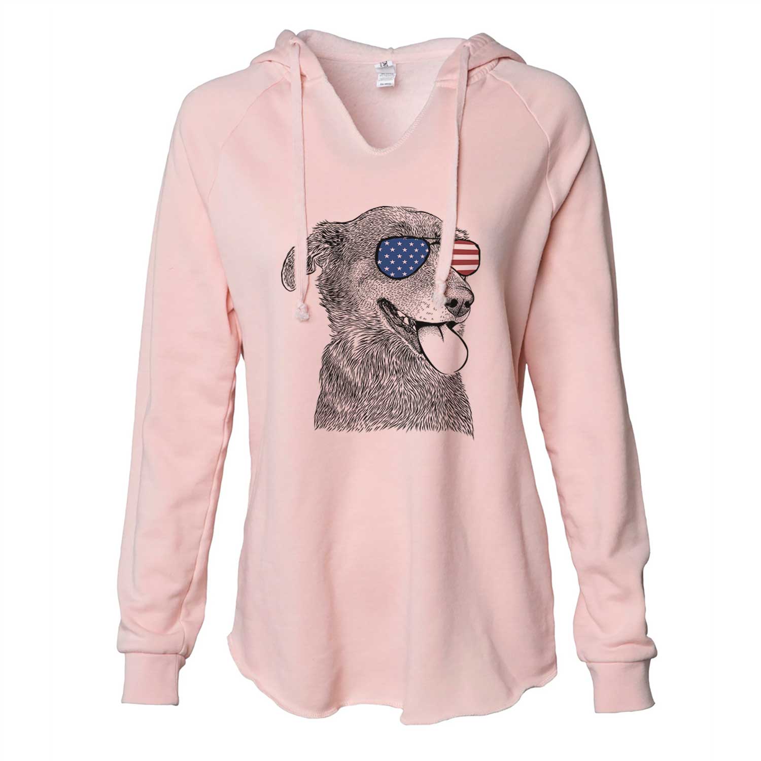 USA Daisy the Australian Shepherd Mix - Cali Wave Hooded Sweatshirt