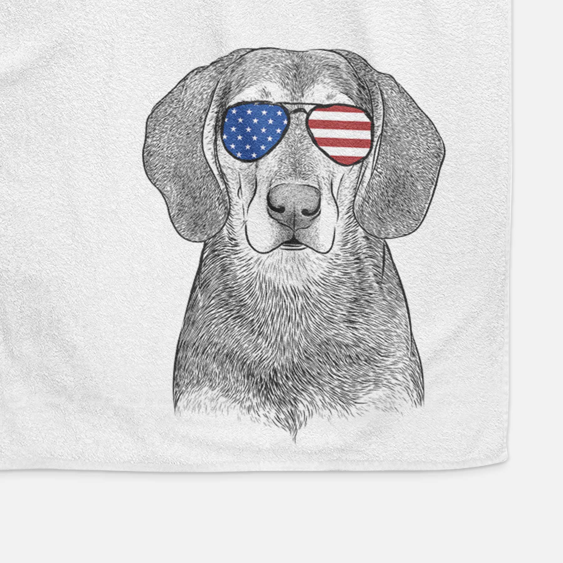 Daisy the Hound Mix Decorative Hand Towel