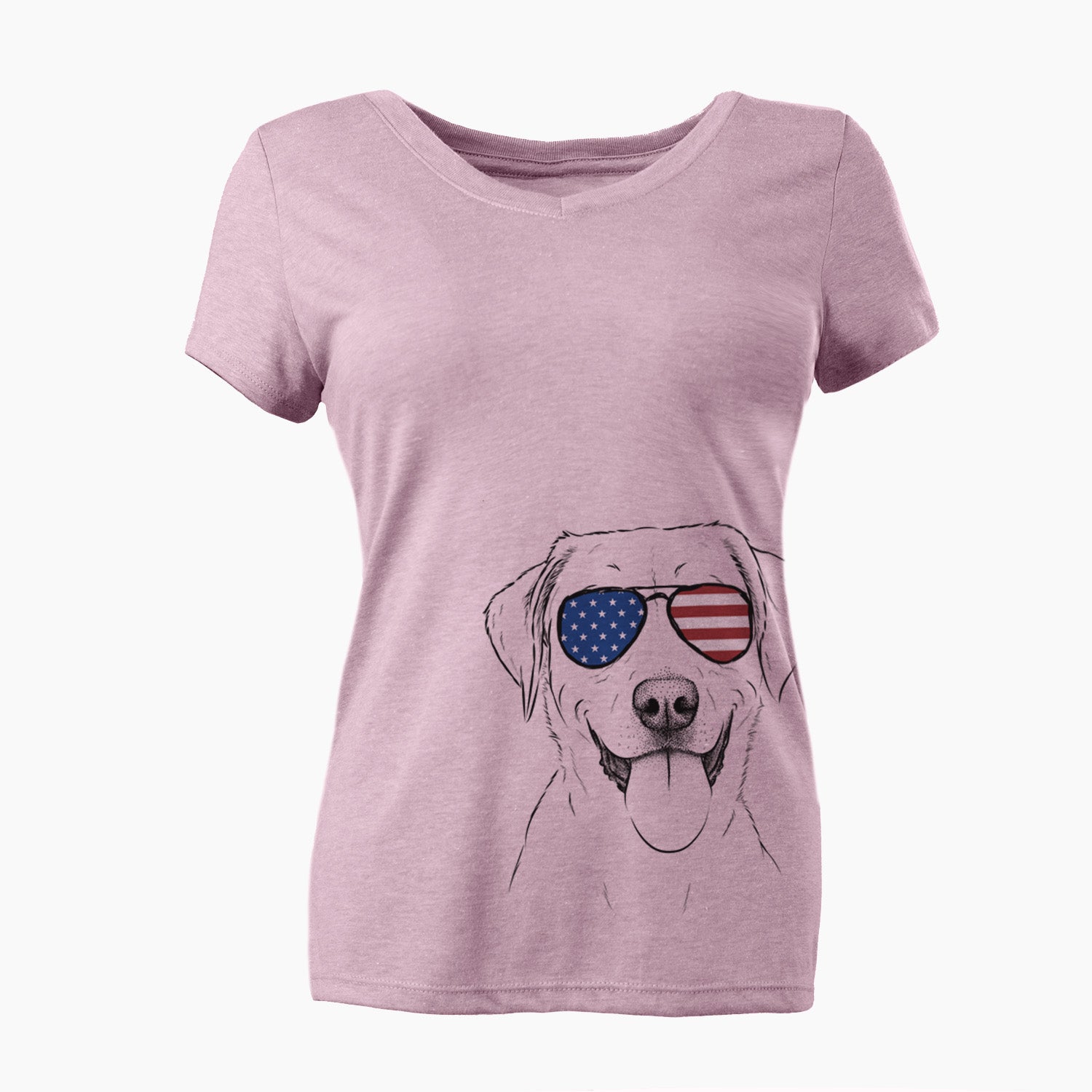 USA Daisy the Labrador Retriever - Women's Perfect V-neck Shirt