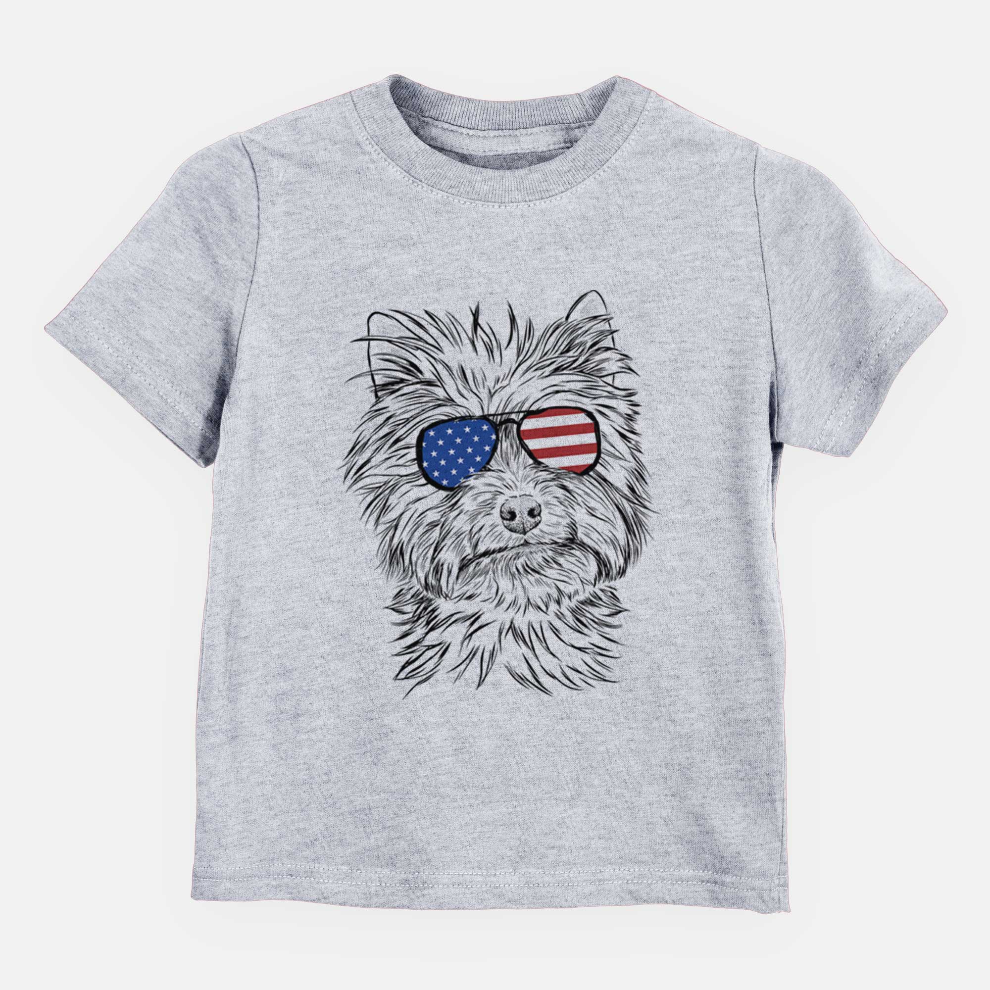 USA Dakota the Yorkshire Terrier - Kids/Youth/Toddler Shirt