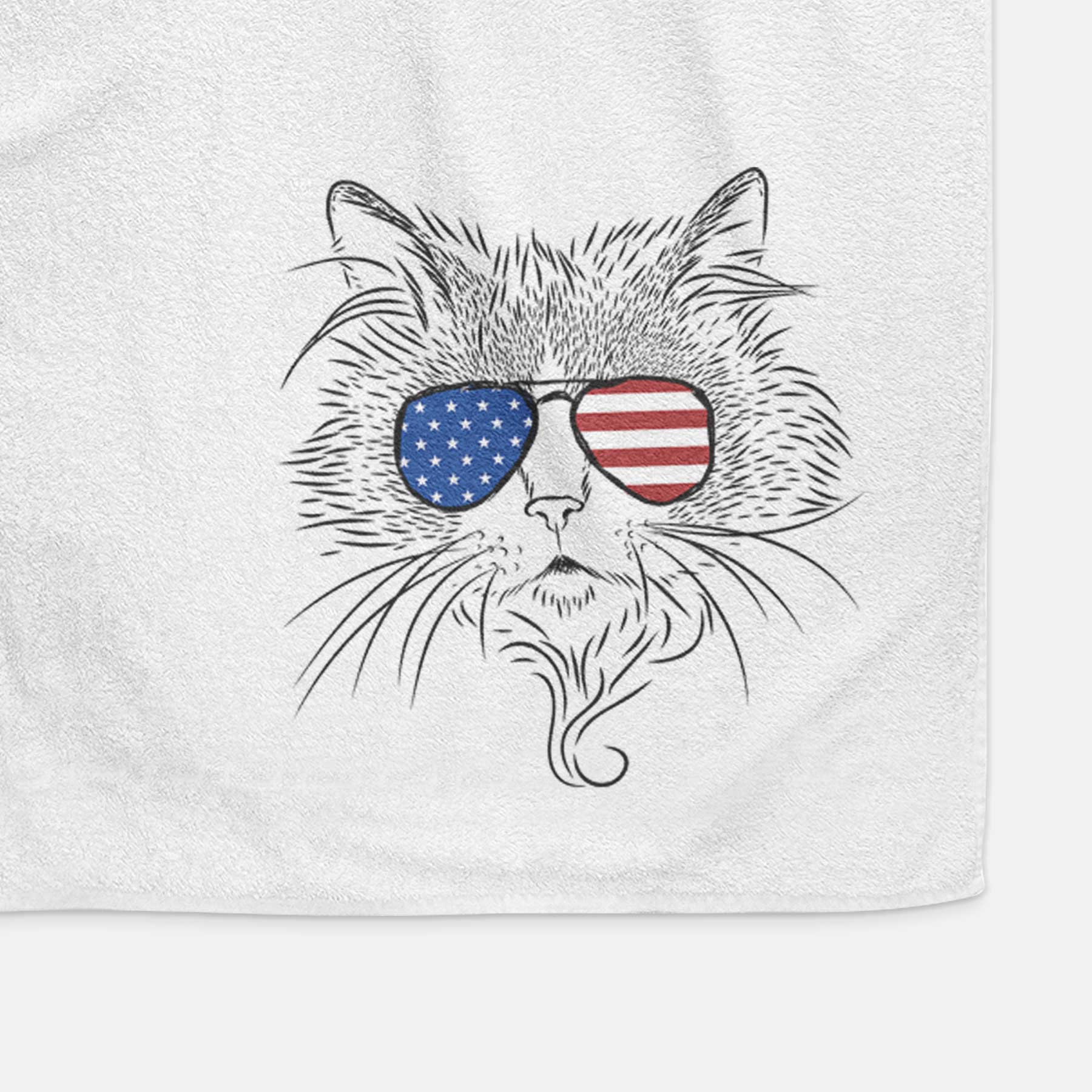 Daniel the Ragdoll Cat Decorative Hand Towel