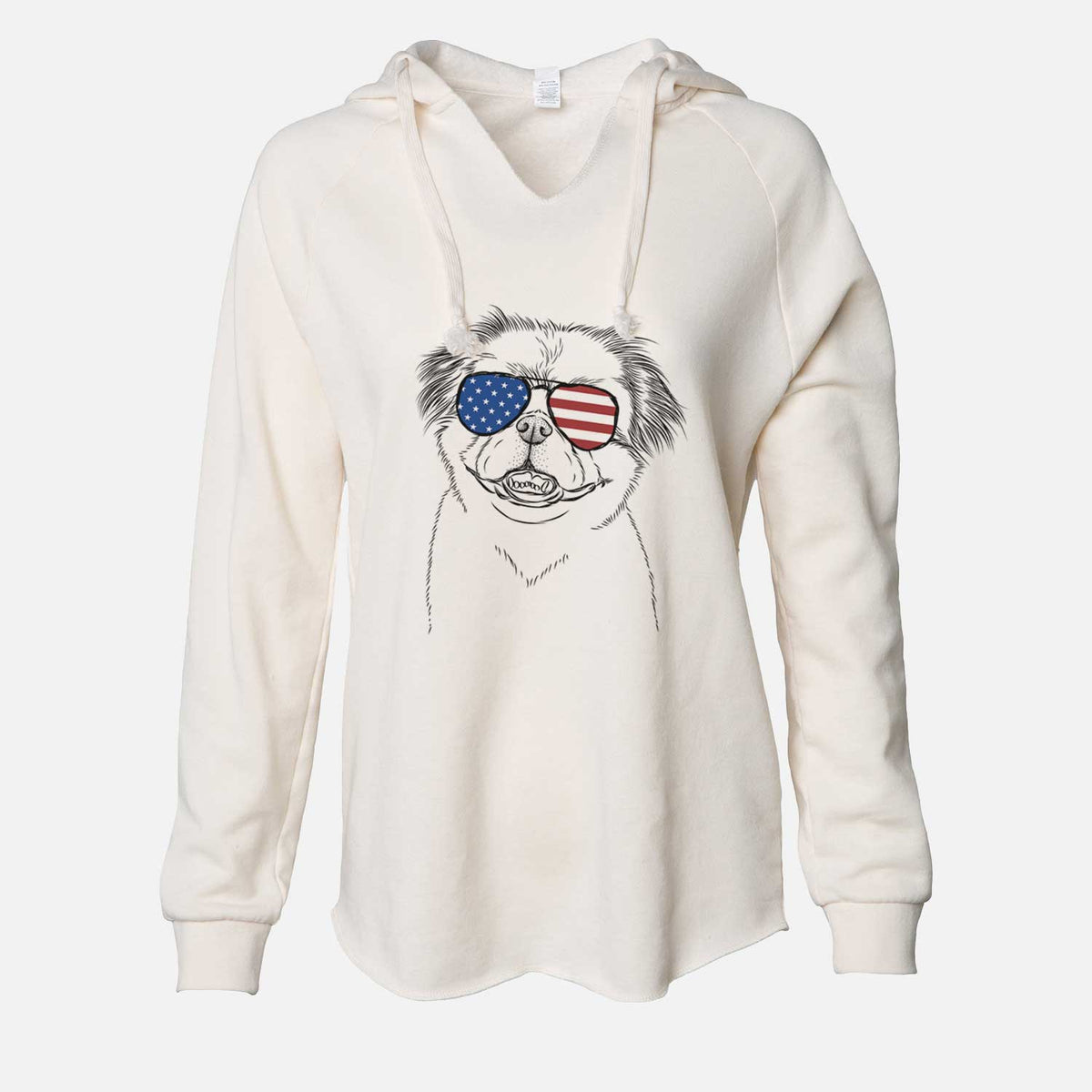 USA Danny the Pekingese - Cali Wave Hooded Sweatshirt