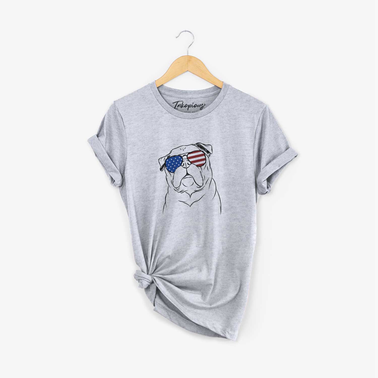 USA Darling Chloe the Pug - Unisex Crewneck