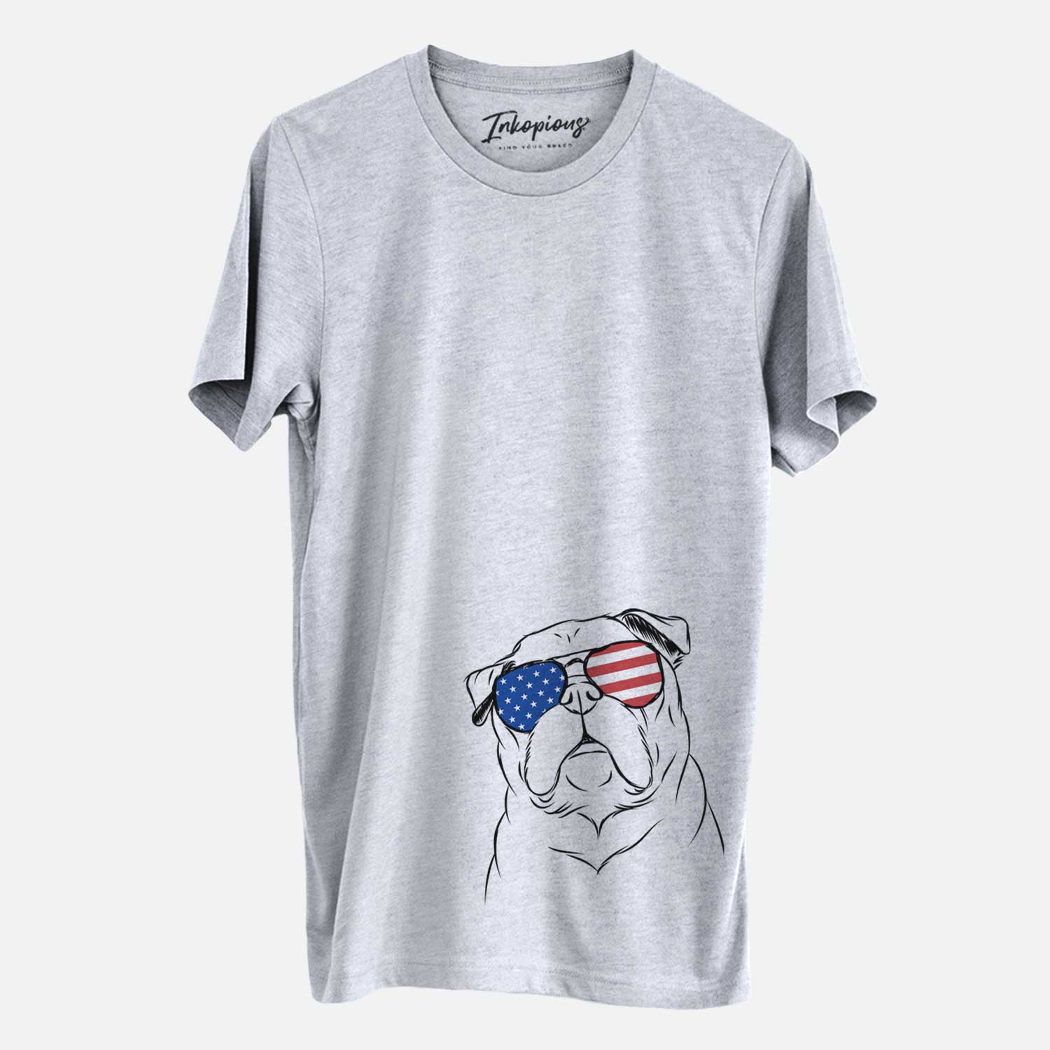 USA Darling Chloe the Pug - Unisex Crewneck