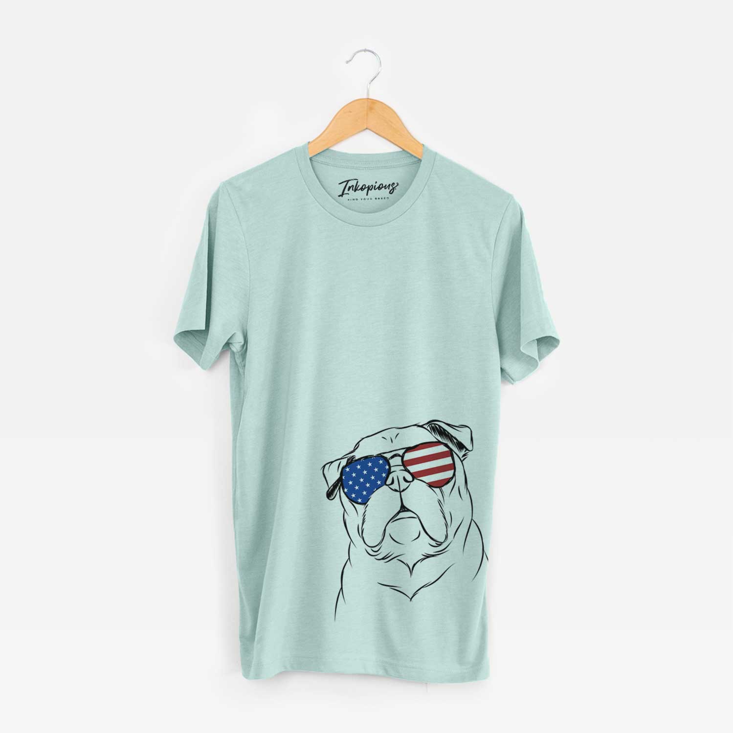 USA Darling Chloe the Pug - Unisex Crewneck
