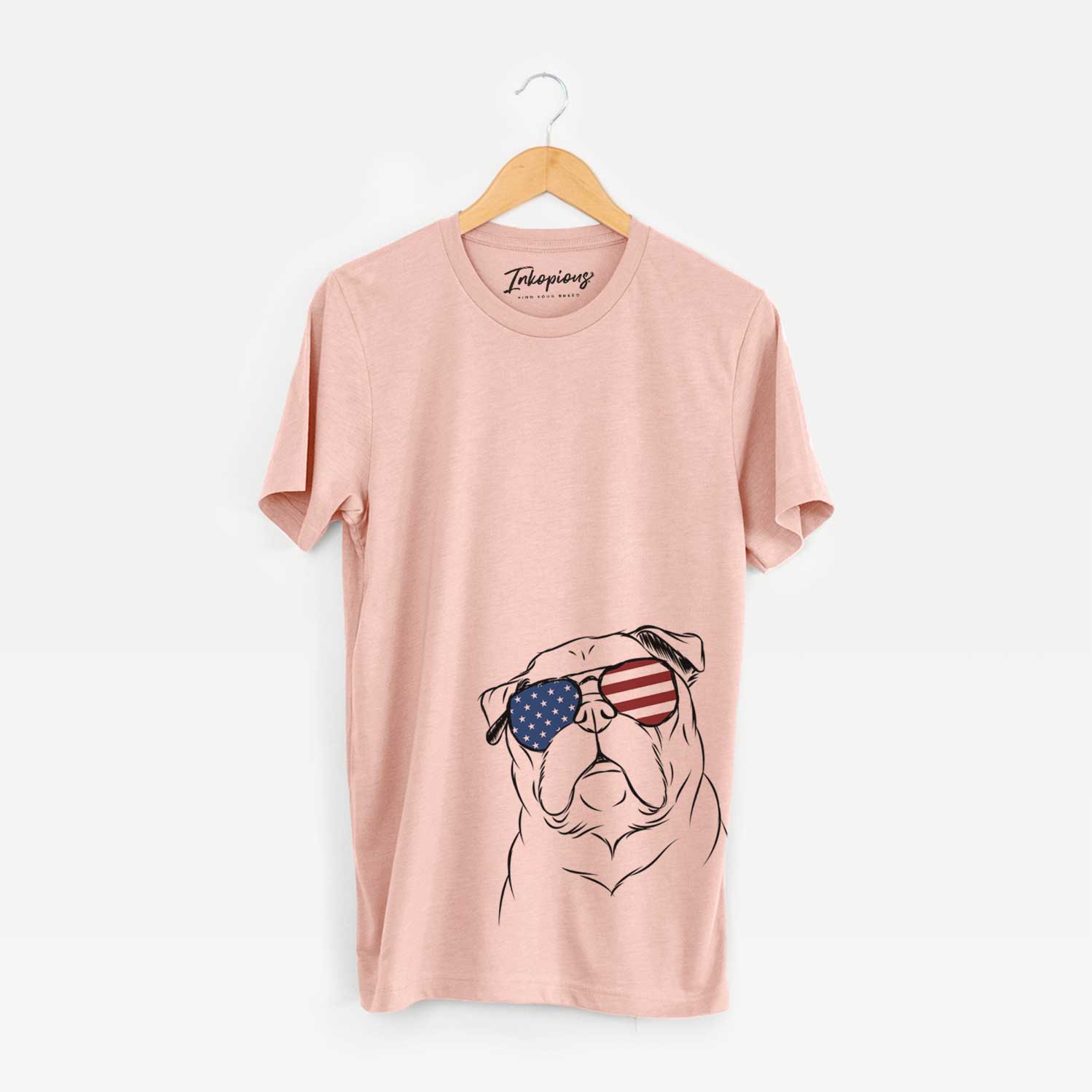 USA Darling Chloe the Pug - Unisex Crewneck