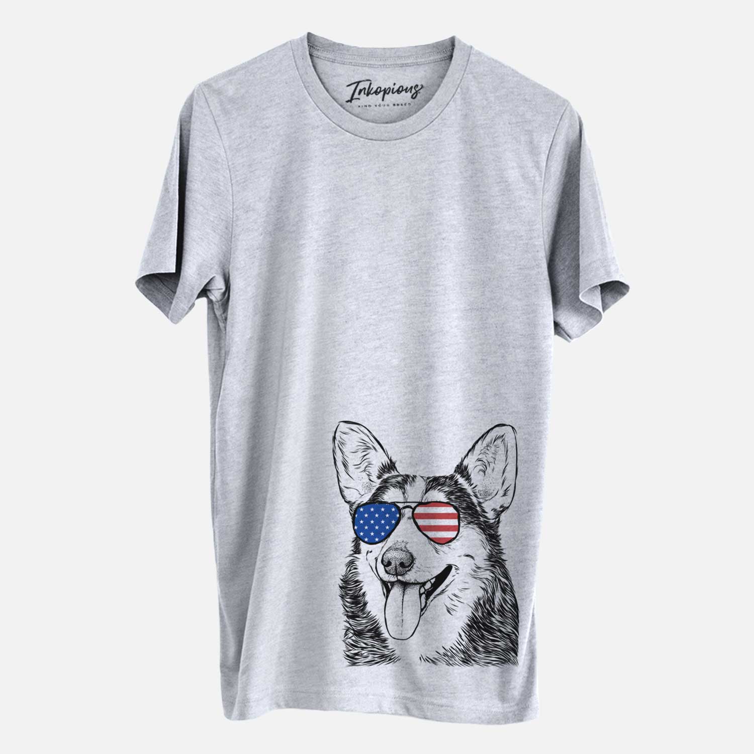 USA Darma the Corgi - Unisex Crewneck
