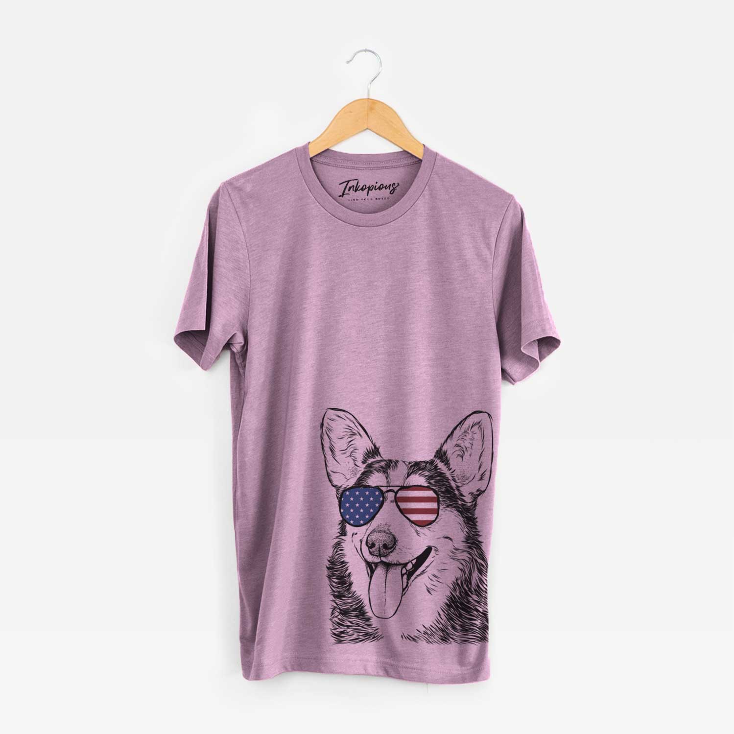 USA Darma the Corgi - Unisex Crewneck