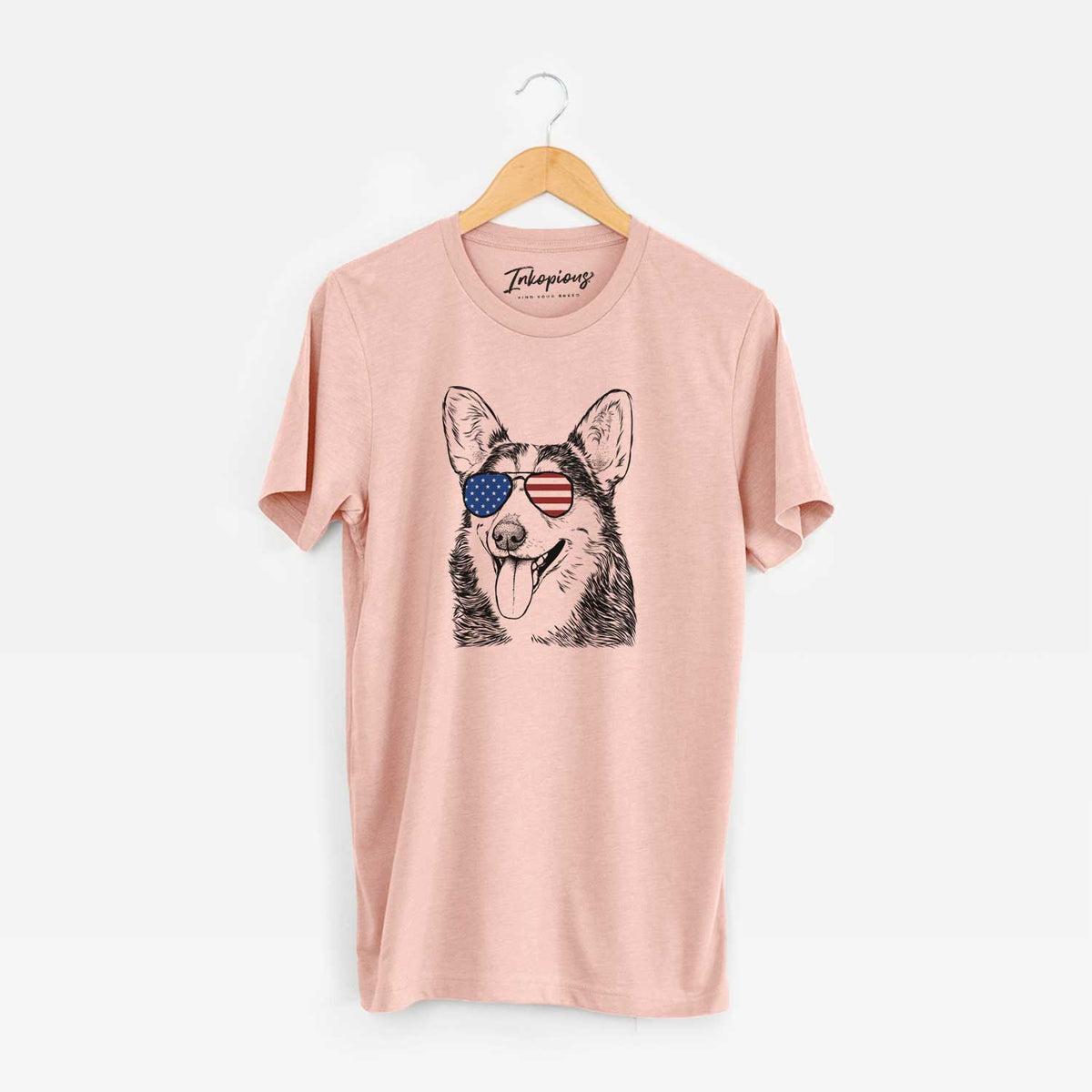 USA Darma the Corgi - Unisex Crewneck