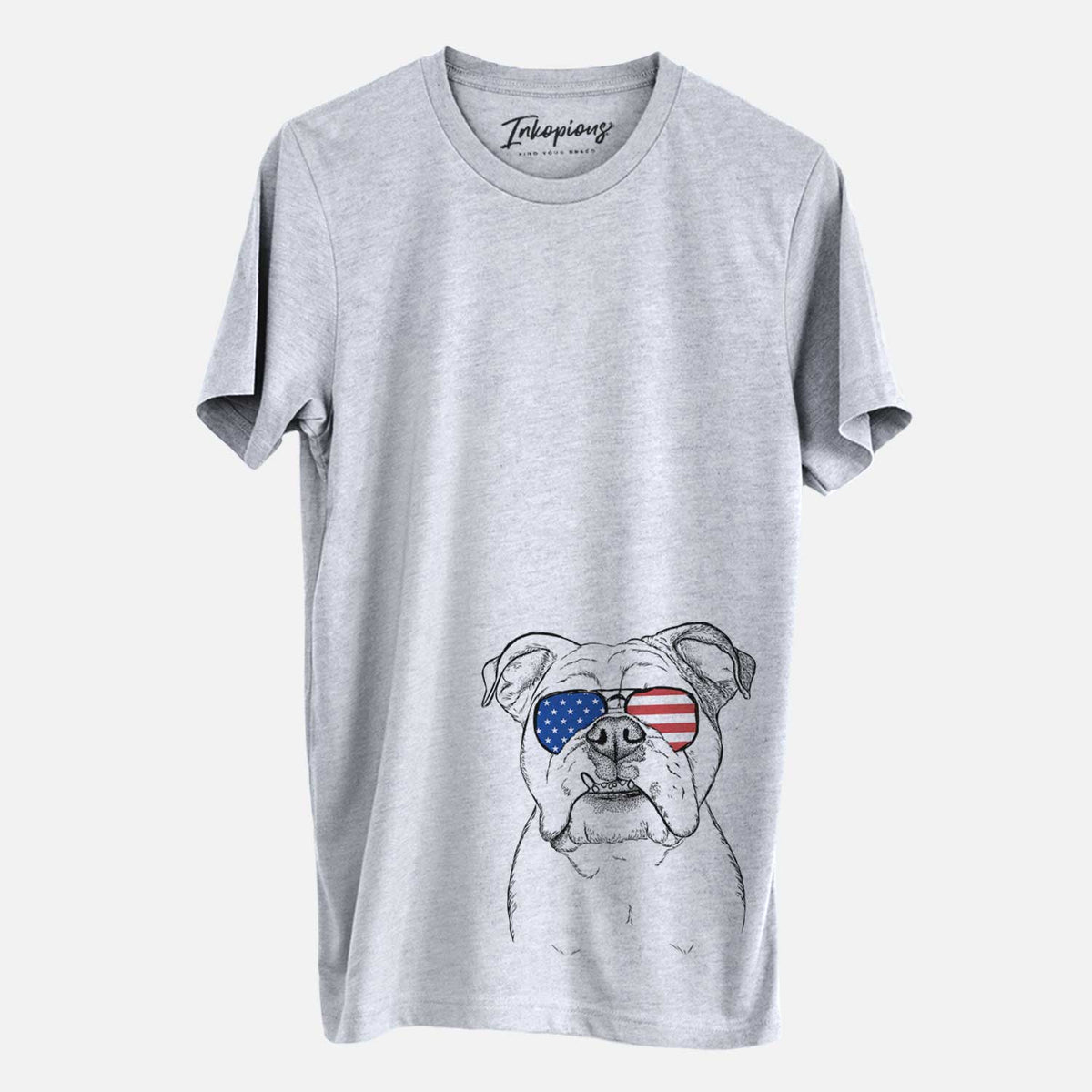 USA Dazy the English Bulldog - Unisex Crewneck