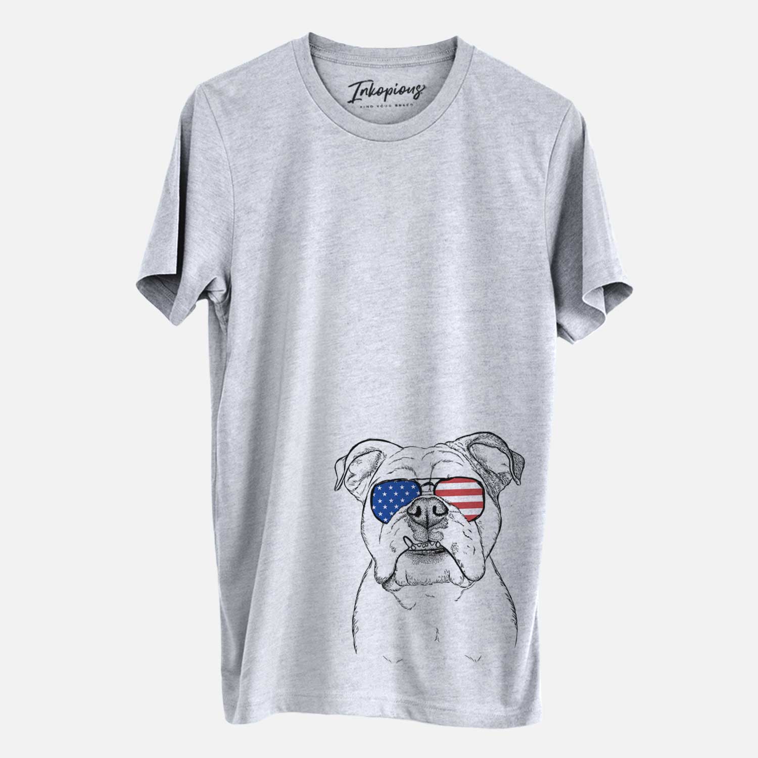 USA Dazy the English Bulldog - Unisex Crewneck