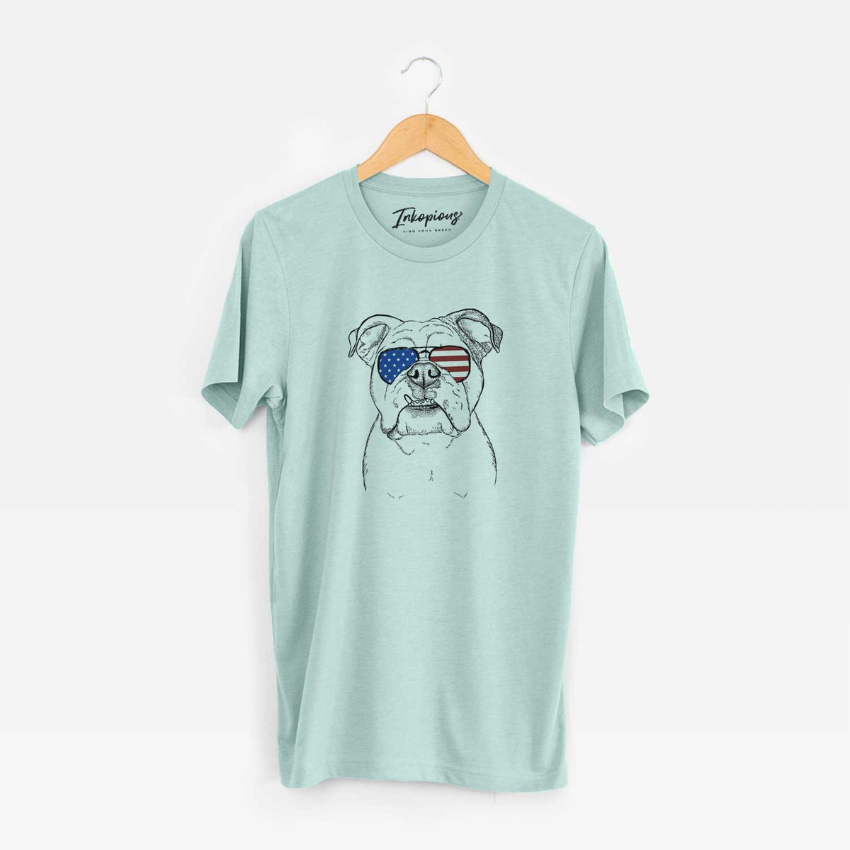 USA Dazy the English Bulldog - Unisex Crewneck