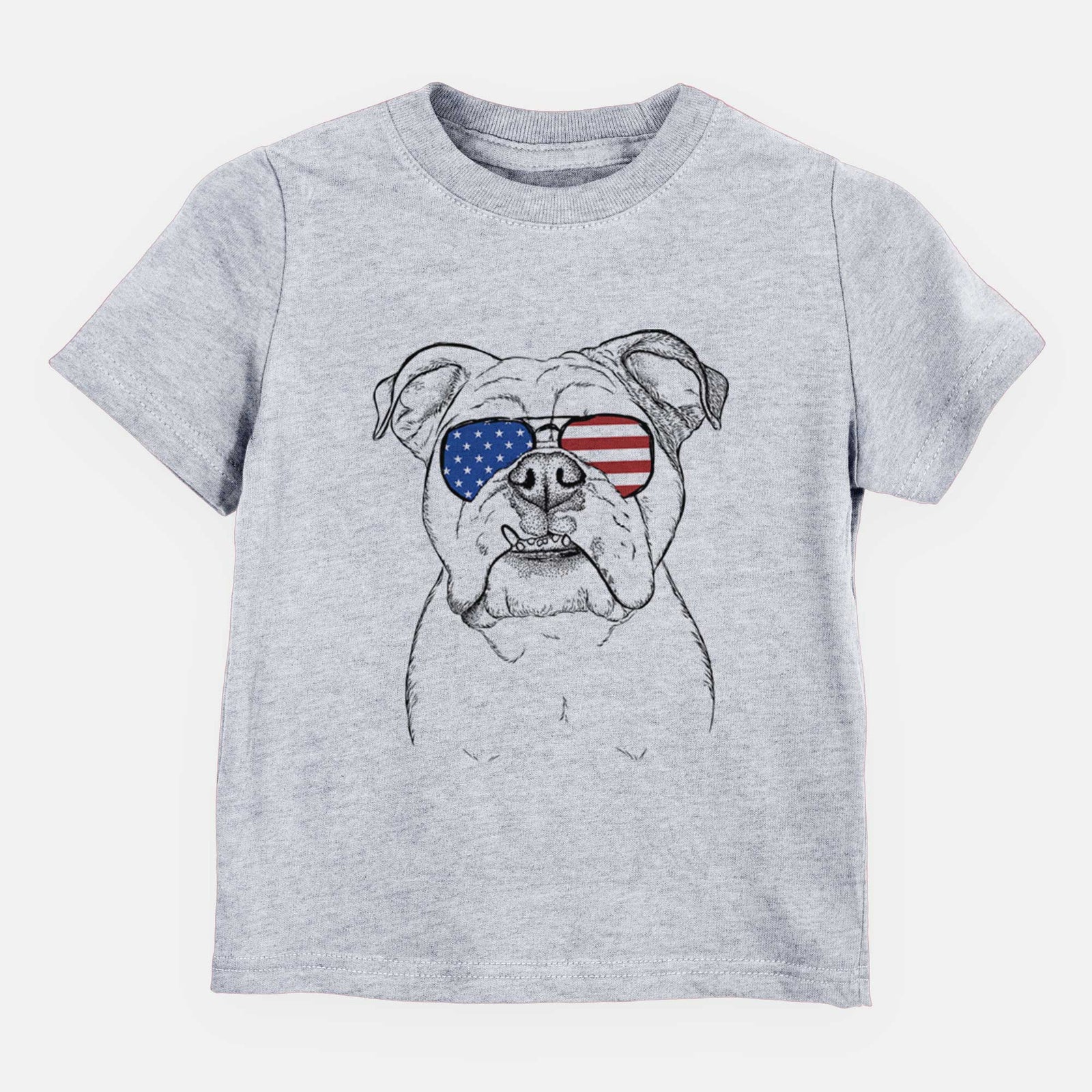 USA Dazy the English Bulldog - Kids/Youth/Toddler Shirt