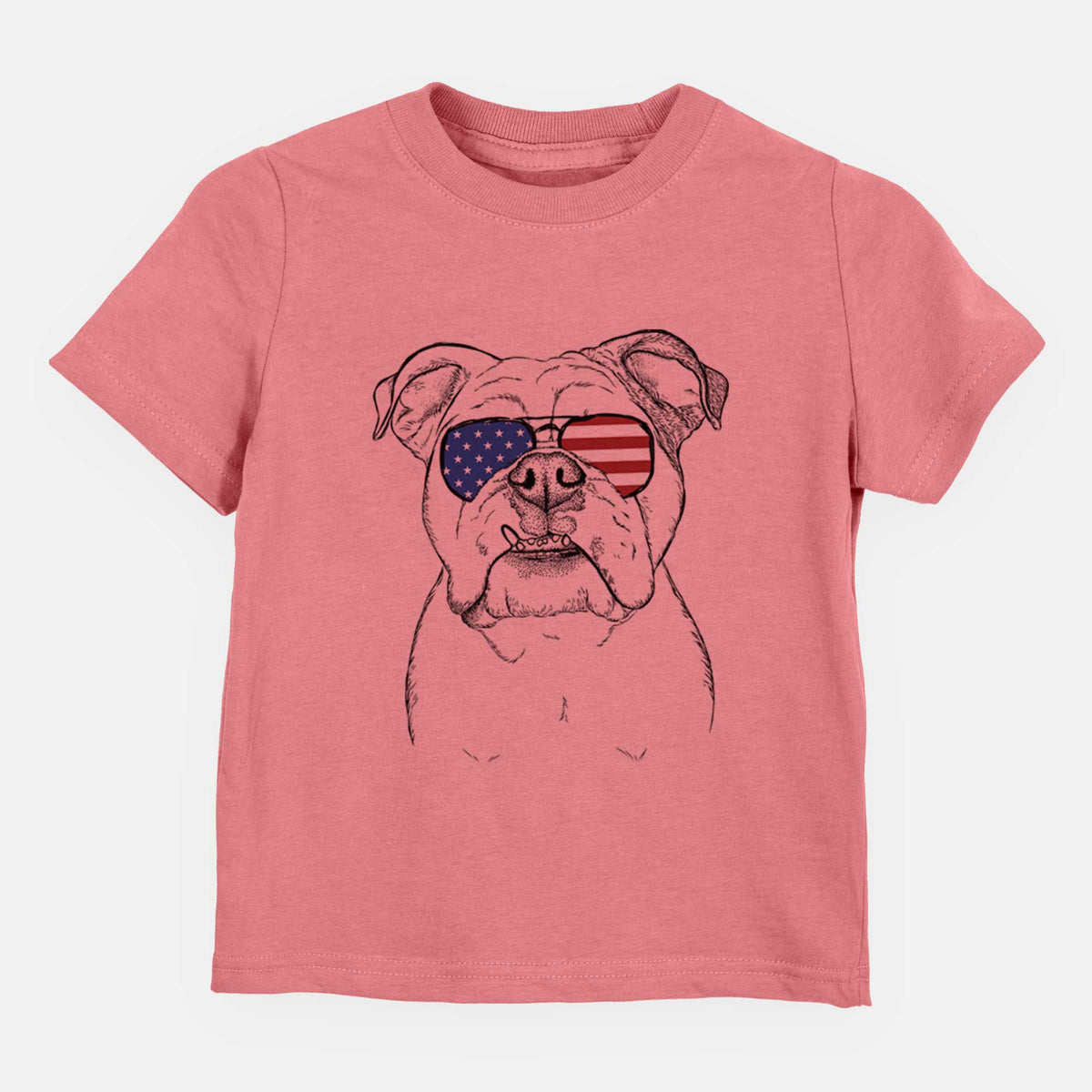 USA Dazy the English Bulldog - Kids/Youth/Toddler Shirt