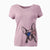 USA Dee Dee the Boston Terrier - Women's Perfect V-neck Shirt