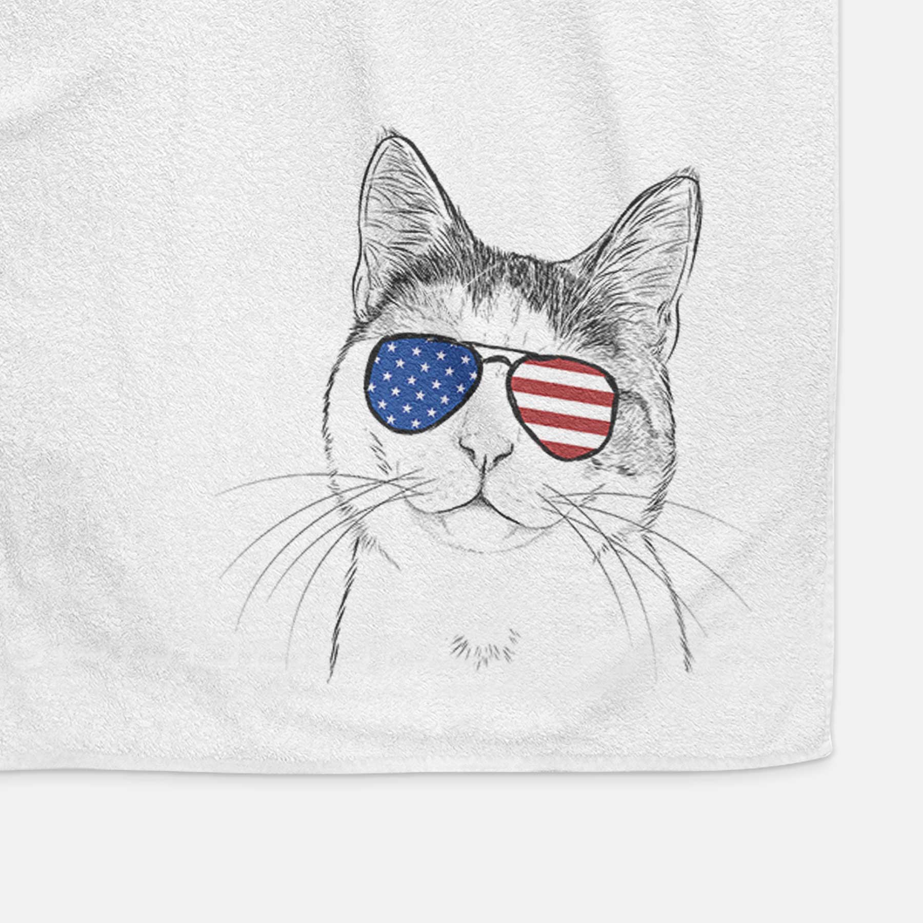 Denver the Calico Cat Decorative Hand Towel