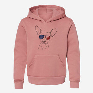 Desi the American Hairless Terrier - Youth Hoodie Sweatshirt