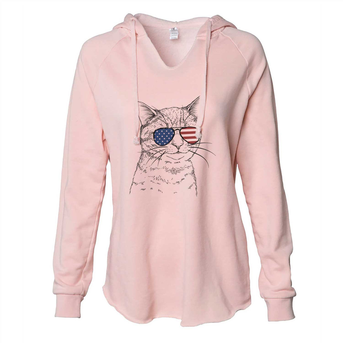 USA Dexter the Domestic Shorthair - Cali Wave Hooded Sweatshirt