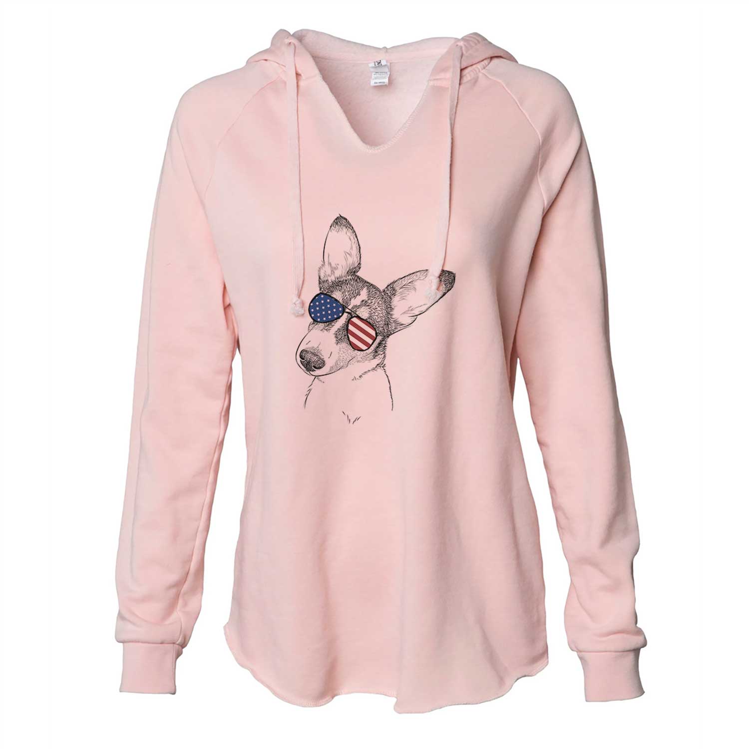 USA Dexter the Corgi - Cali Wave Hooded Sweatshirt