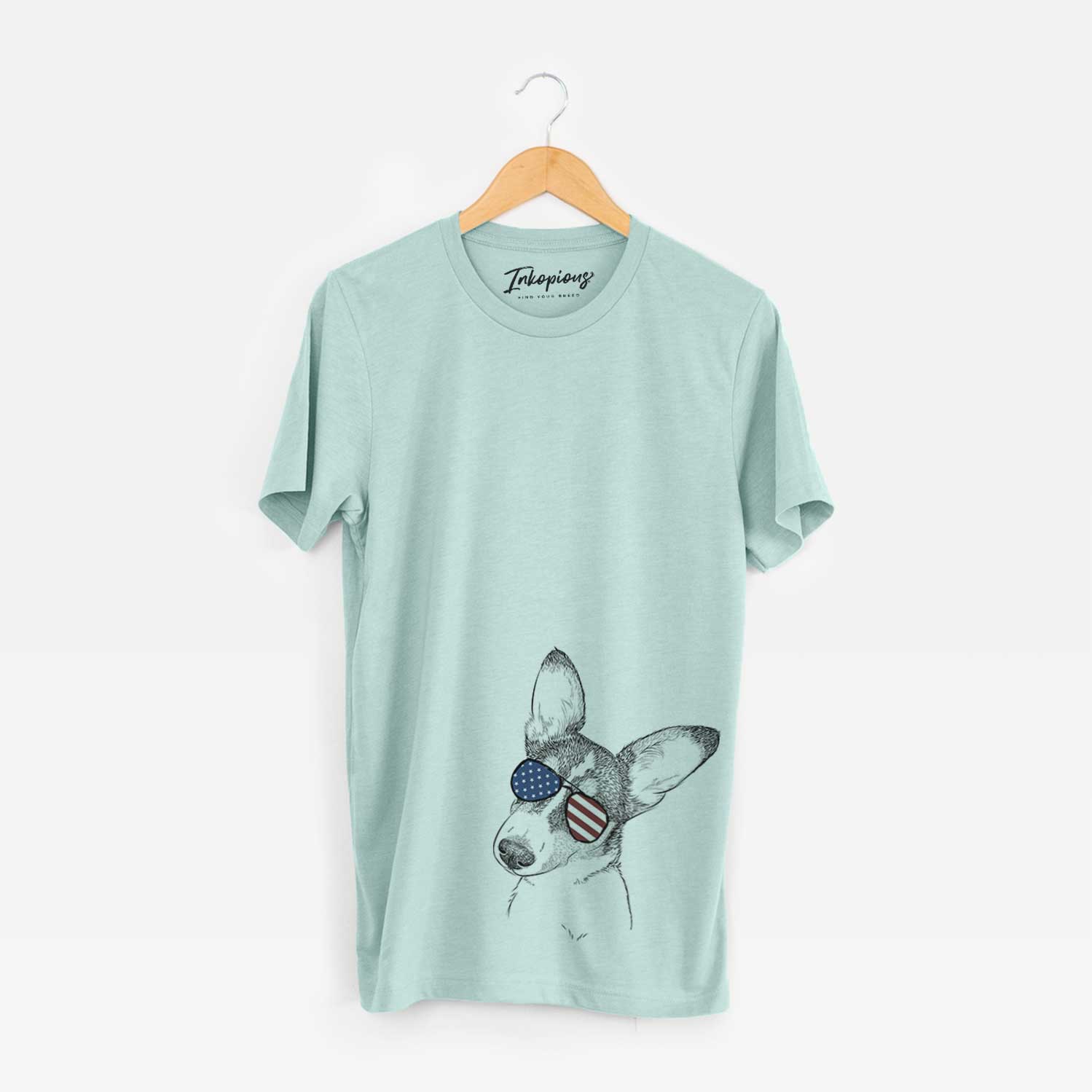 USA Dexter the Corgi - Unisex Crewneck