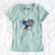 USA Dexter the Pitbull - Women's Perfect V-neck Shirt