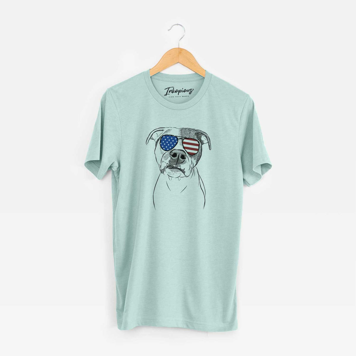 USA Dexter the Pitbull - Unisex Crewneck